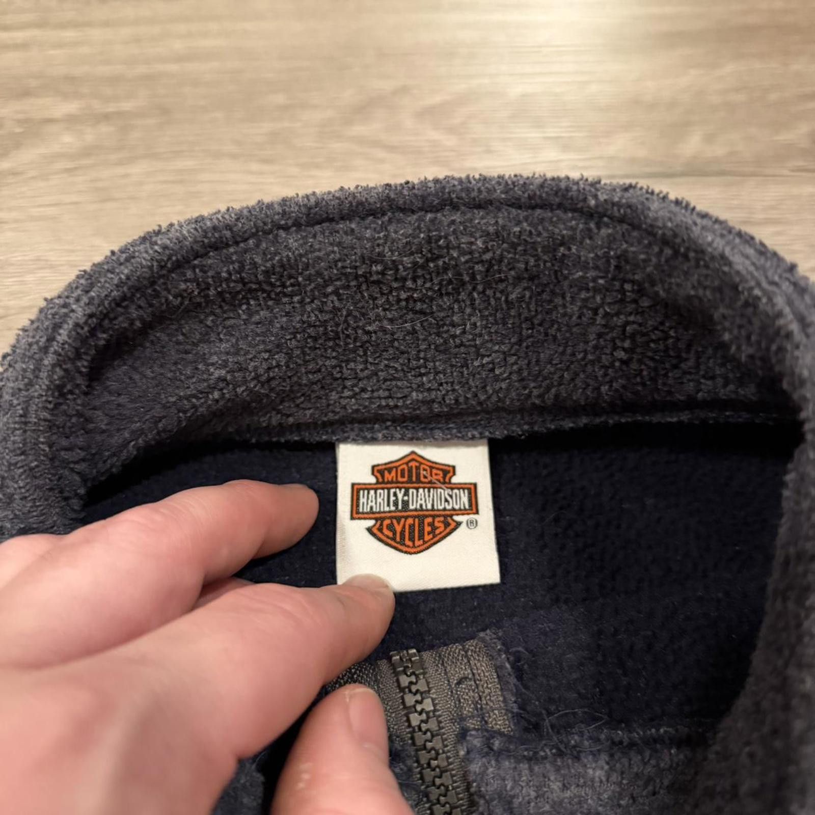 Harley Davidson Vintage Harley Davidson fleece quarter zip sweatshirt 2006 L Size US L / EU 52-54 / 3 - 7 Thumbnail