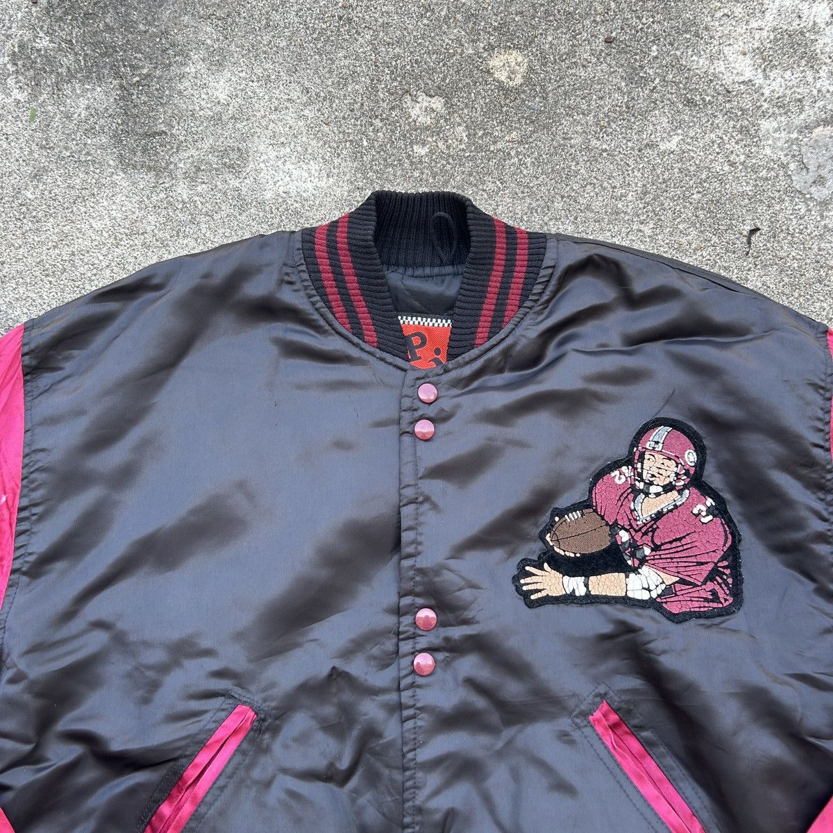 Vintage Vintage ZIP it London Los Angeles California Bomber jacket Size US L / EU 52-54 / 3 - 3 Thumbnail