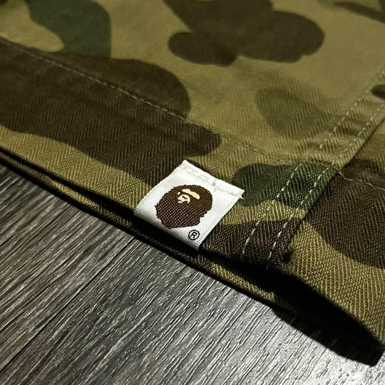 Bape [Avg. Resell: $275] A Bathing Ape (BAPE) Olive Camo Pants Size US 30 / EU 46 - 6 Thumbnail