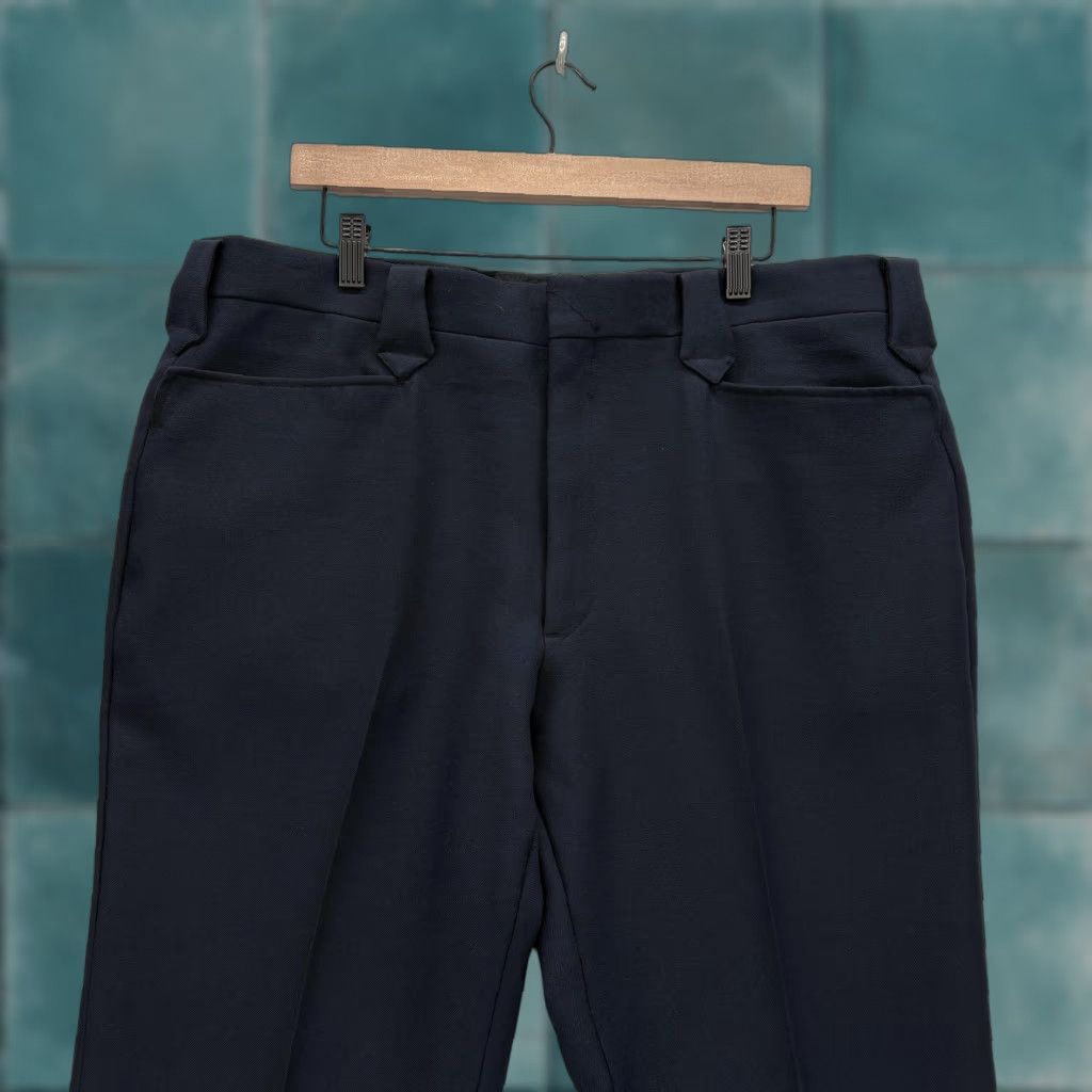 Vintage VINTAGE H Bar C Ranchwear Pants Mens 40x28 Blue Dress Western Polyester Cowboy Size US 40 / EU 56 - 1 Thumbnail