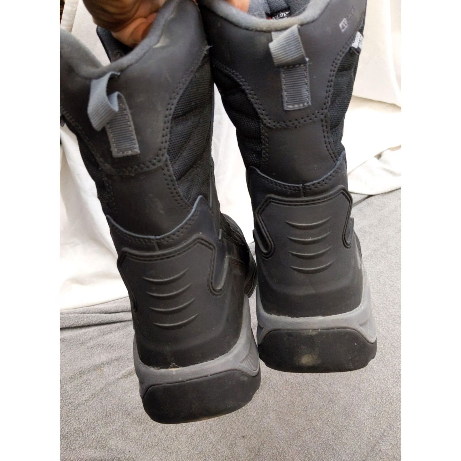 Vintage Ozark Trail Mens Snow Boots 8 Black Waterproof Thinsulate MNOT44CK002L Leather Mid-Calf Winter Hiking Hiking Womens Mens? Size US 8 / EU 41 - 5 Thumbnail