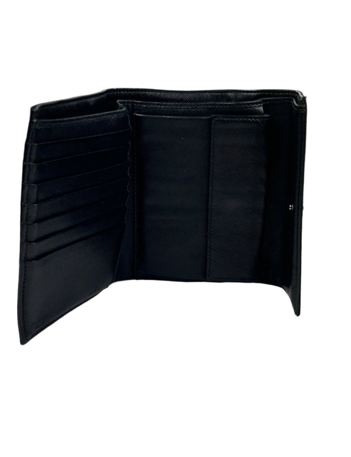 Prada Tessuto Nero Nylon Trifold Wallet Size ONE SIZE - 3 Thumbnail