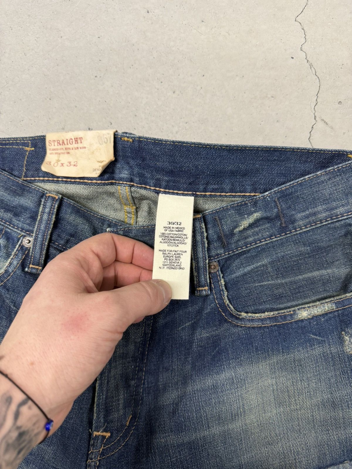 Denim & Supply Ralph Lauren Denim & Supply Ralph Lauren eagle patch patchwork distressed Size US 30 / EU 46 - 3 Thumbnail
