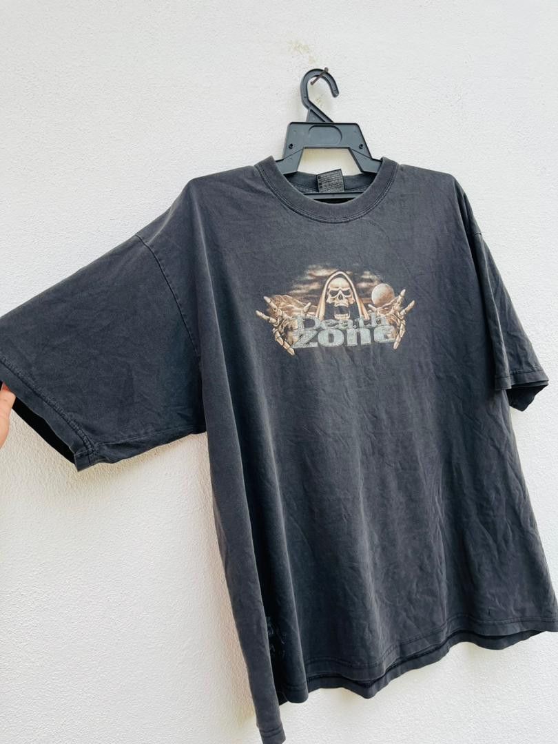 Japanese Brand × Vintage Vintage Santa La Muerte death Zone Streetwear Fashion Style Size US XL / EU 56 / 4 - 7 Thumbnail
