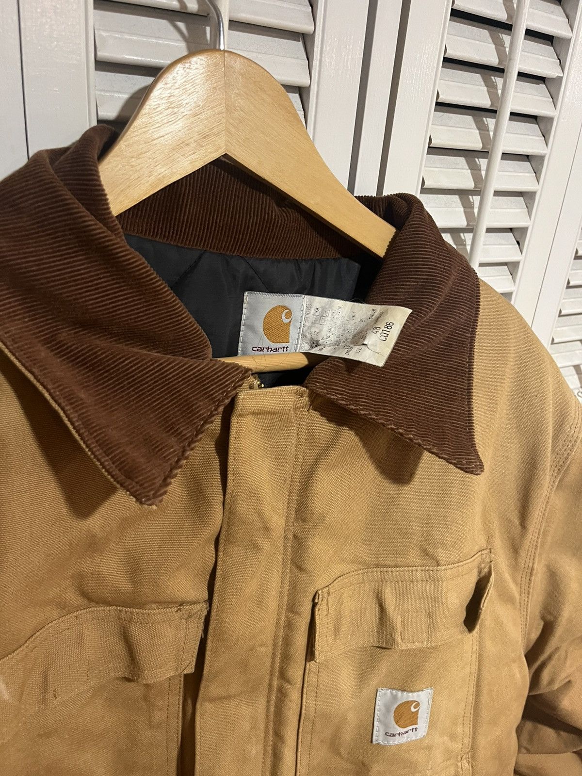 Carhartt 90s Brown Carhartt Arttic Jacket CQ186 / Union MADE Size US L / EU 52-54 / 3 - 3 Thumbnail