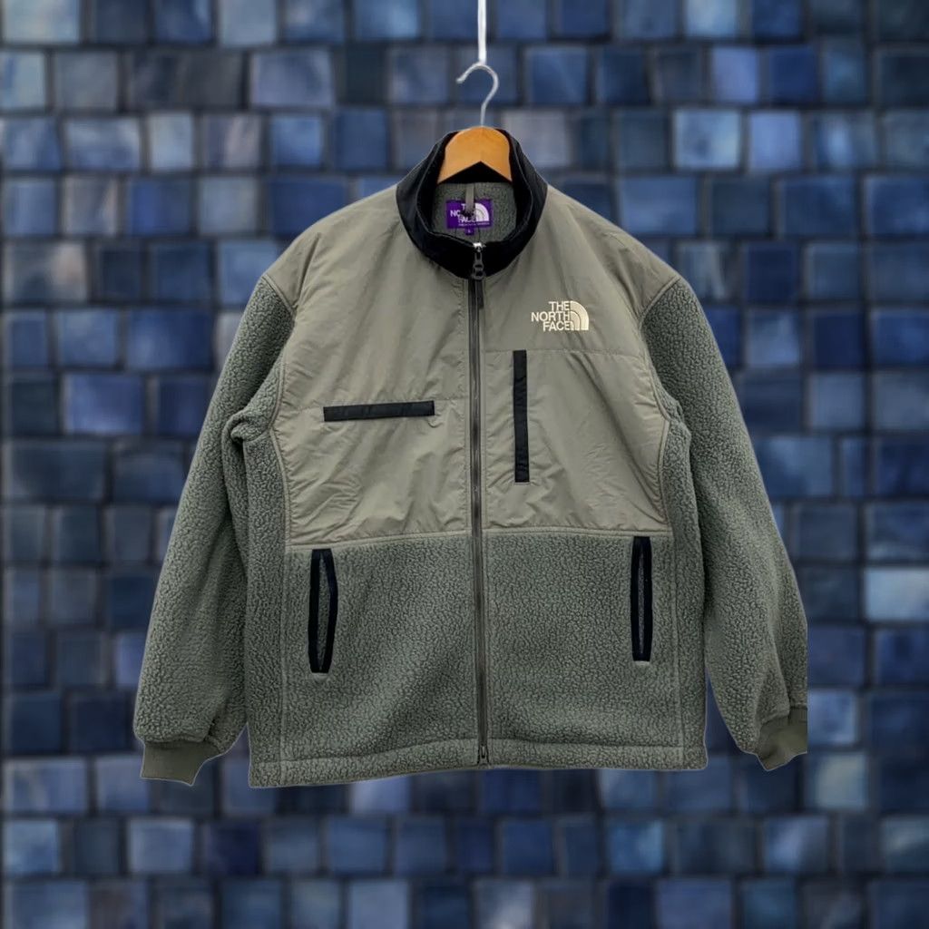 The North Face Purple Label THE NORTH FACE PURPLE LABEL Fleece Jacket Size L khaki Men's USED Polyester Size US L / EU 52-54 / 3 - 1 Thumbnail