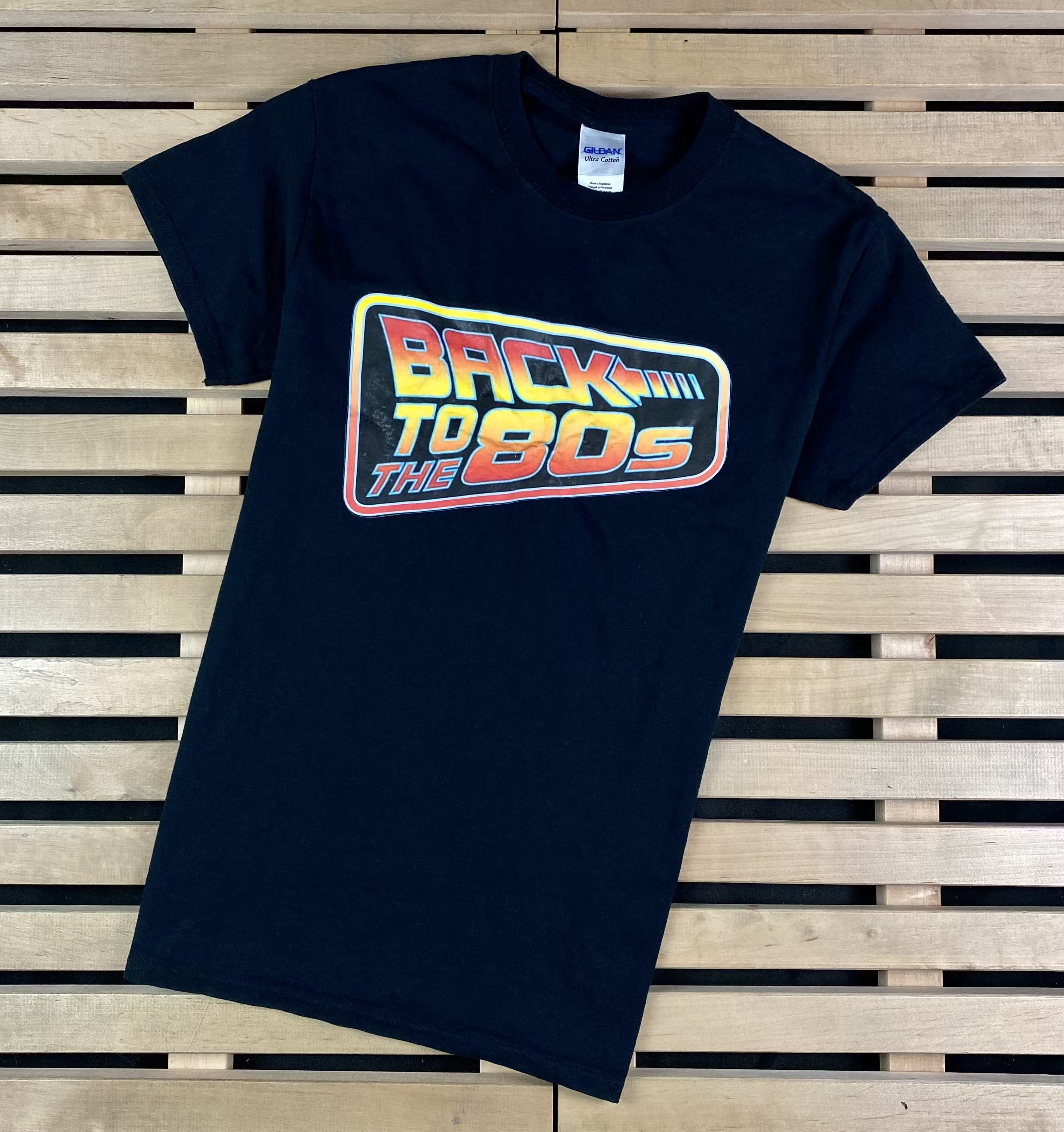 Band Tees Mens Vintage T Shirt Back To The 80s Size S Size US S / EU 44-46 / 1 - 1 Thumbnail