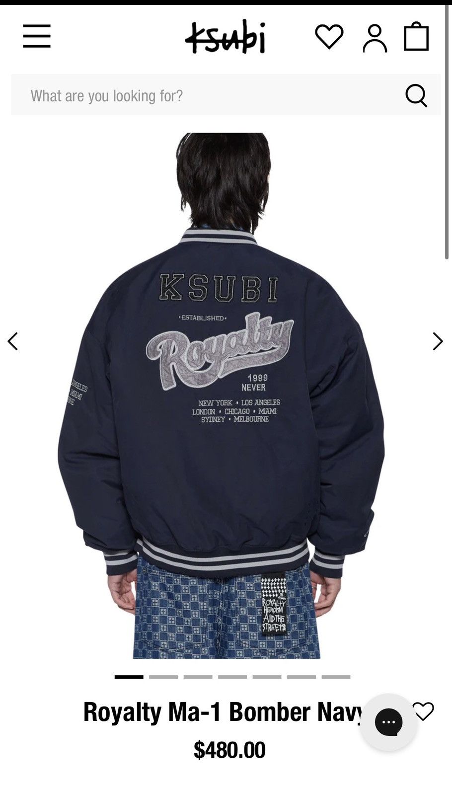 Royalty MA 1 Bomber