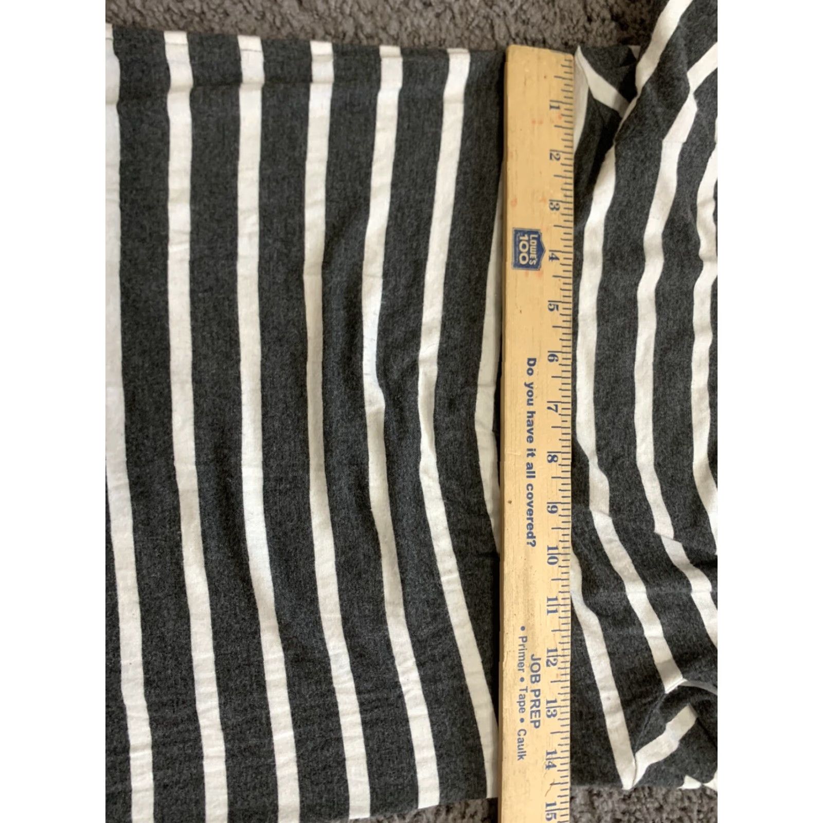 Vintage Max Studio Weekend T Shirt Dress Women Small Gray Stripe Knee Length Stretch Jersey Jewel Neck Long Sleeve Size S / US 4 / IT 40 - 4 Thumbnail