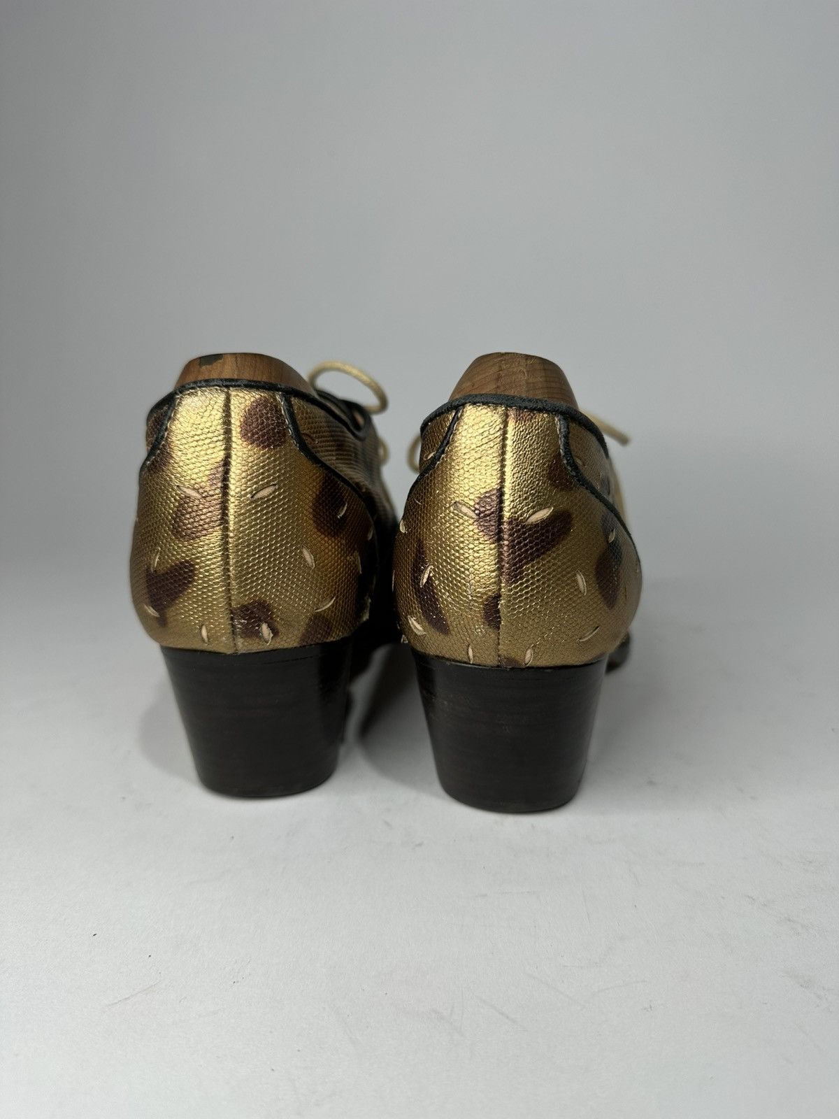 Vivienne Westwood Vivienne Westwood Block Heel Oxford Leather Printed Loafer. Size US 10 / IT 40 - 4 Thumbnail