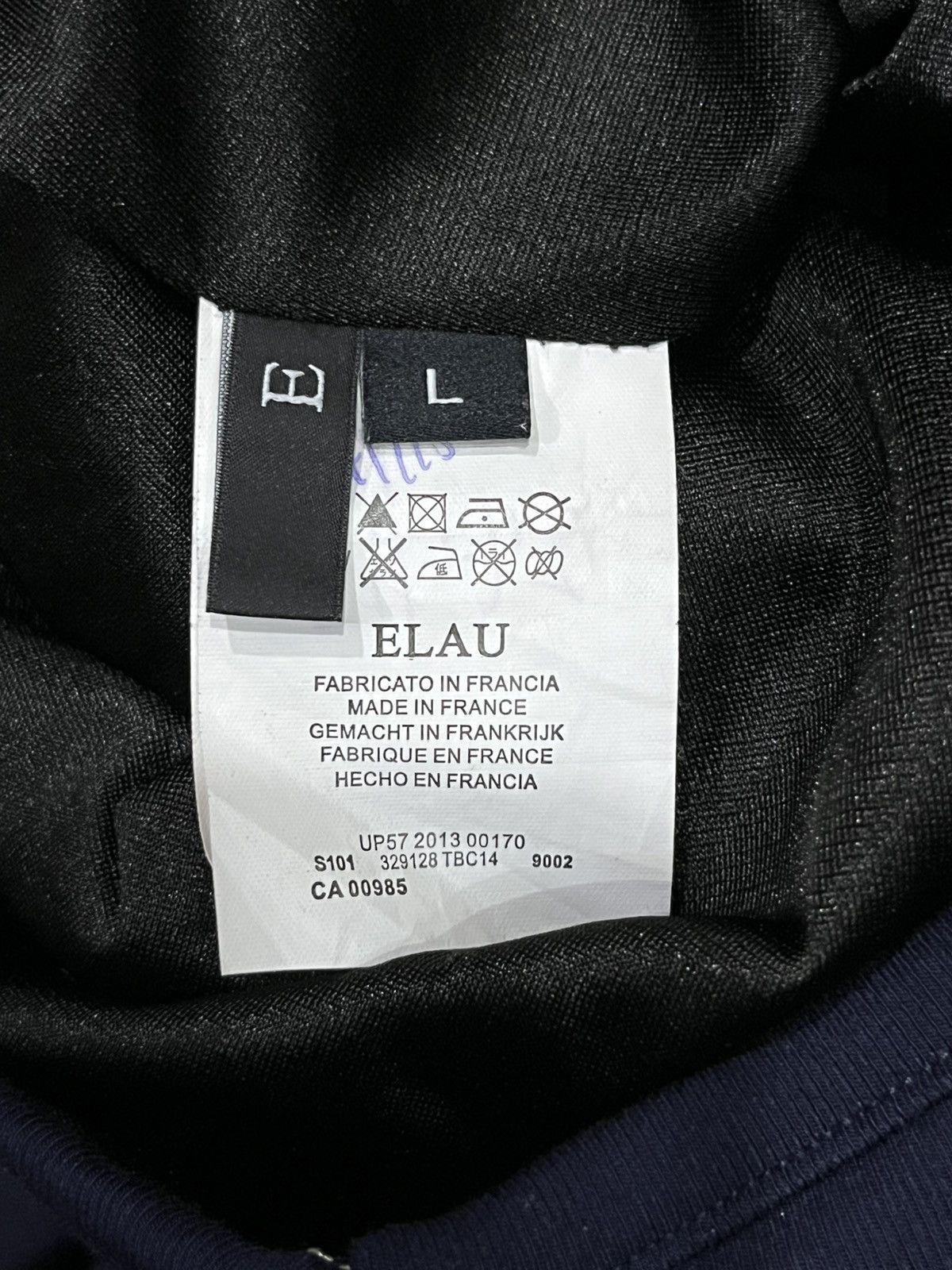 Japanese Brand 💥ELAU 2 TONE NAVY SLASH RUFFLE Elastic Midi Skirt💥DION LEE Size 28" / US 6 / IT 42 - 9 Thumbnail