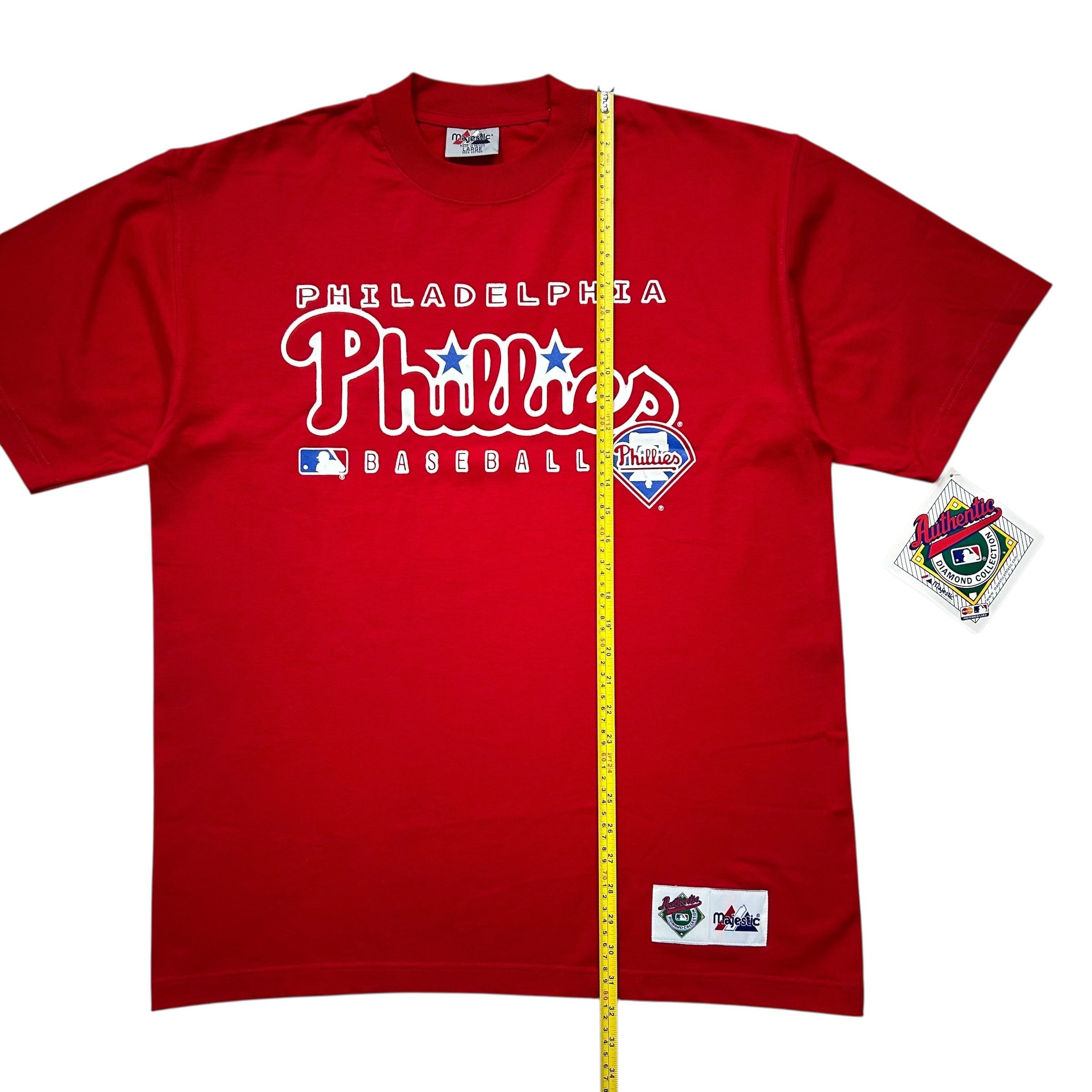 MLB VTG PHILADELPHIA PHILLIES MAJESTIC AUTHENTIC T-SHIRT Size US L / EU 52-54 / 3 - 7 Thumbnail