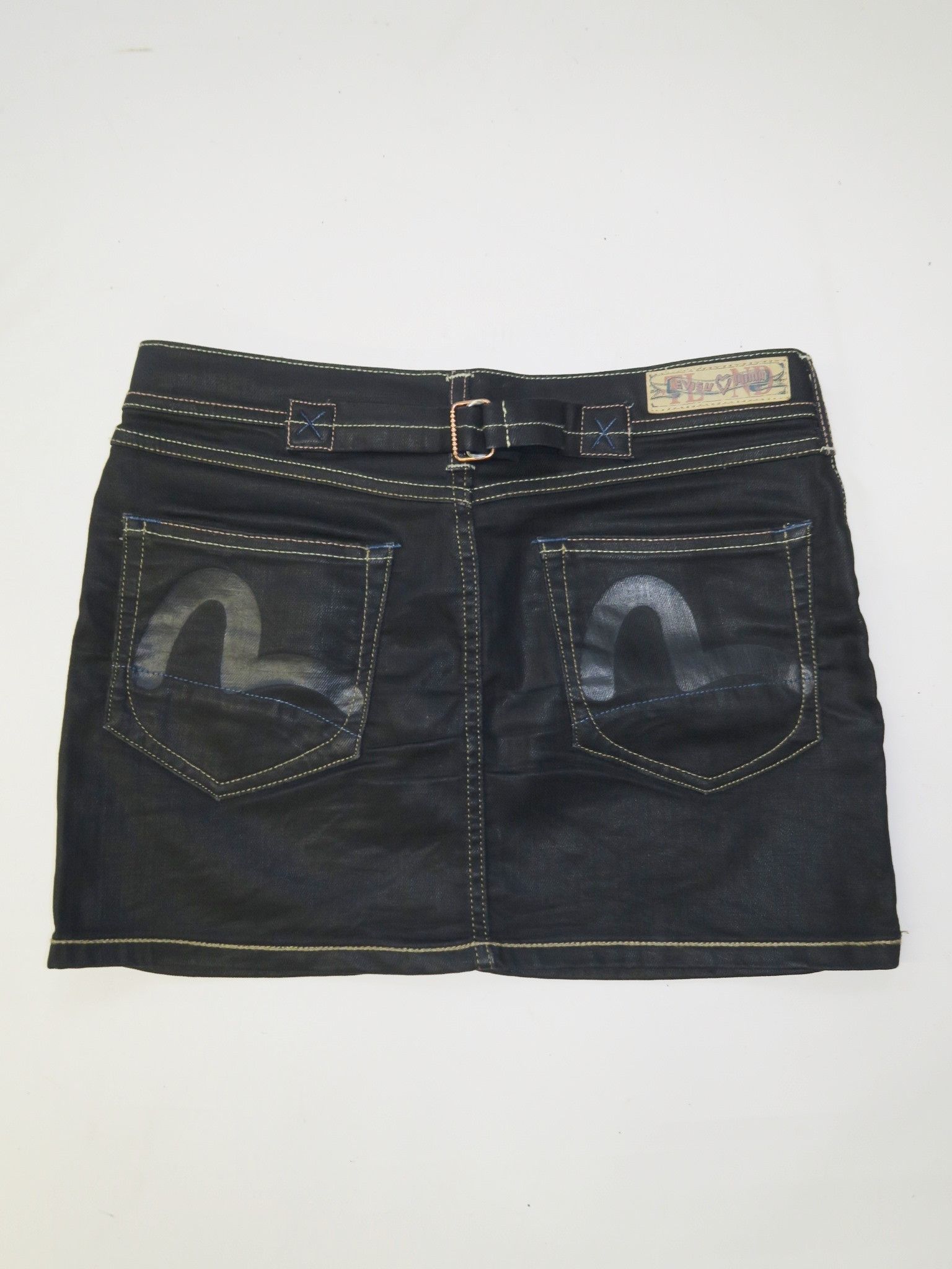 Evisu x Puma Denim Mini Skirt W29 Vintage Evisu Puma Mini Skirt Denim orders Mom Jeans