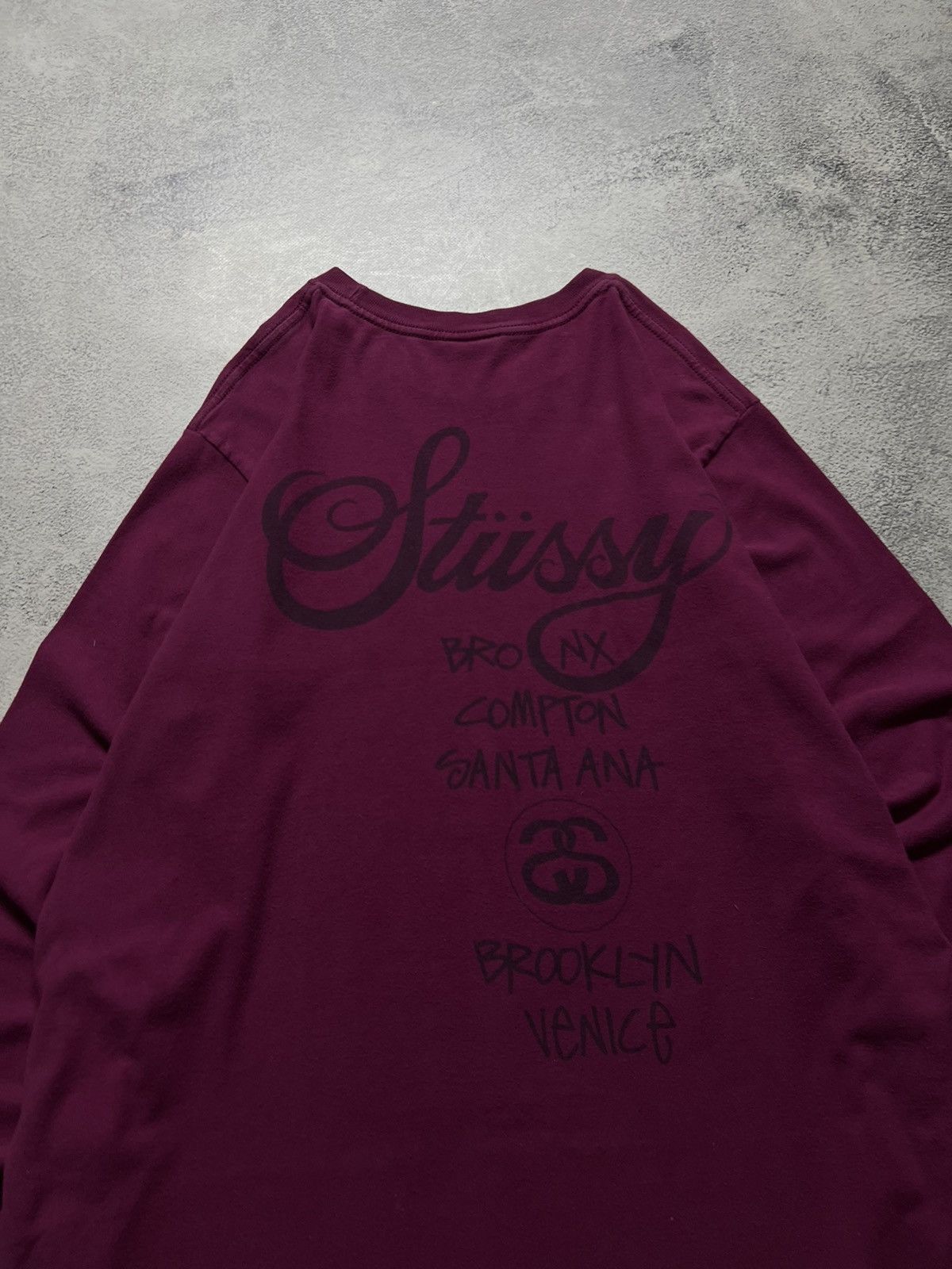 Stussy Vintage Y2k Stussy World Tour 🌎 Long Sleeve 00’s Size US M / EU 48-50 / 2 - 1 Thumbnail