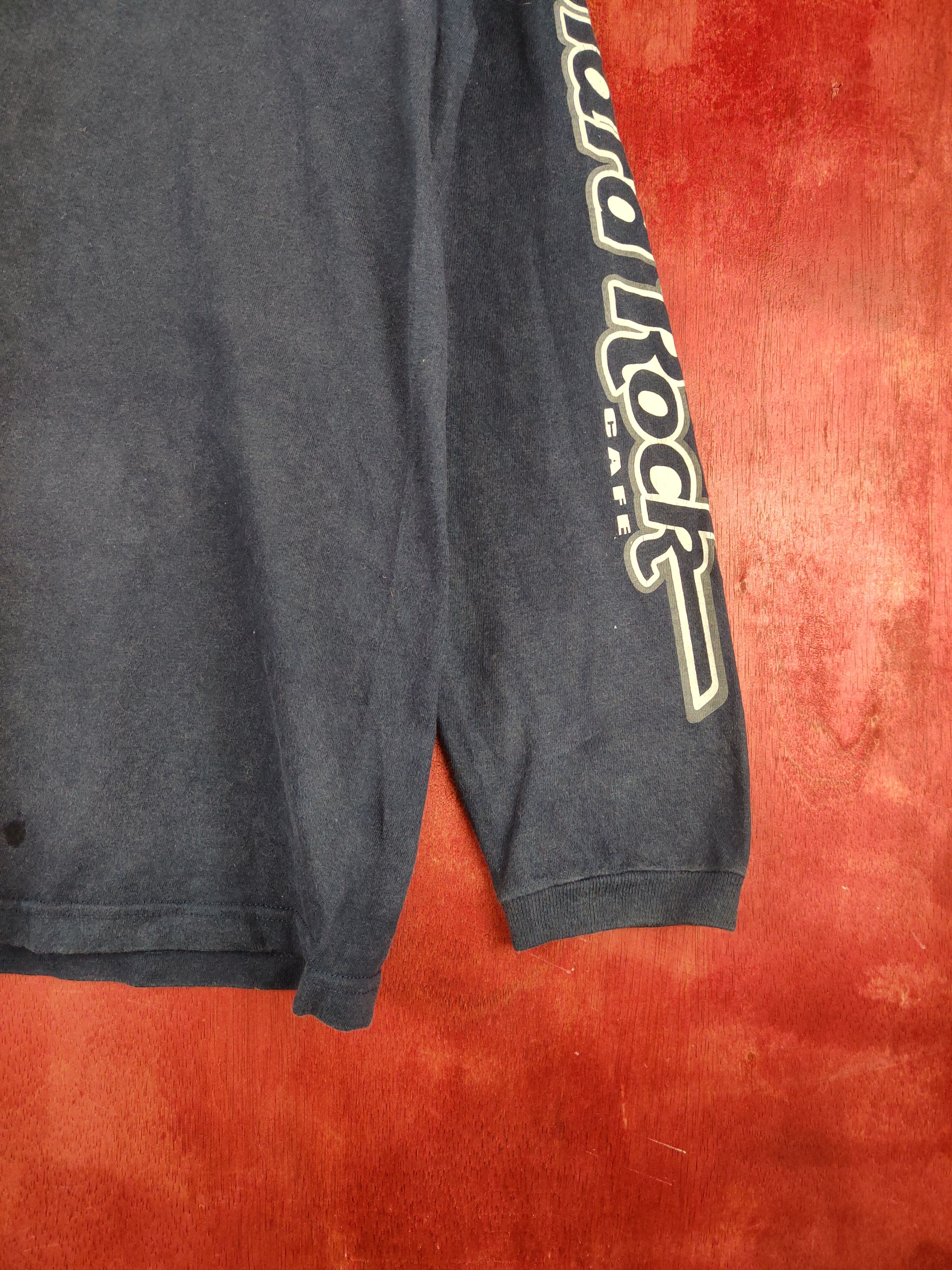 Hard Rock Cafe Hard Rock Cafe Hollywood Dark Blue Shirts vintage #S1490 Size US M / EU 48-50 / 2 - 8 Thumbnail