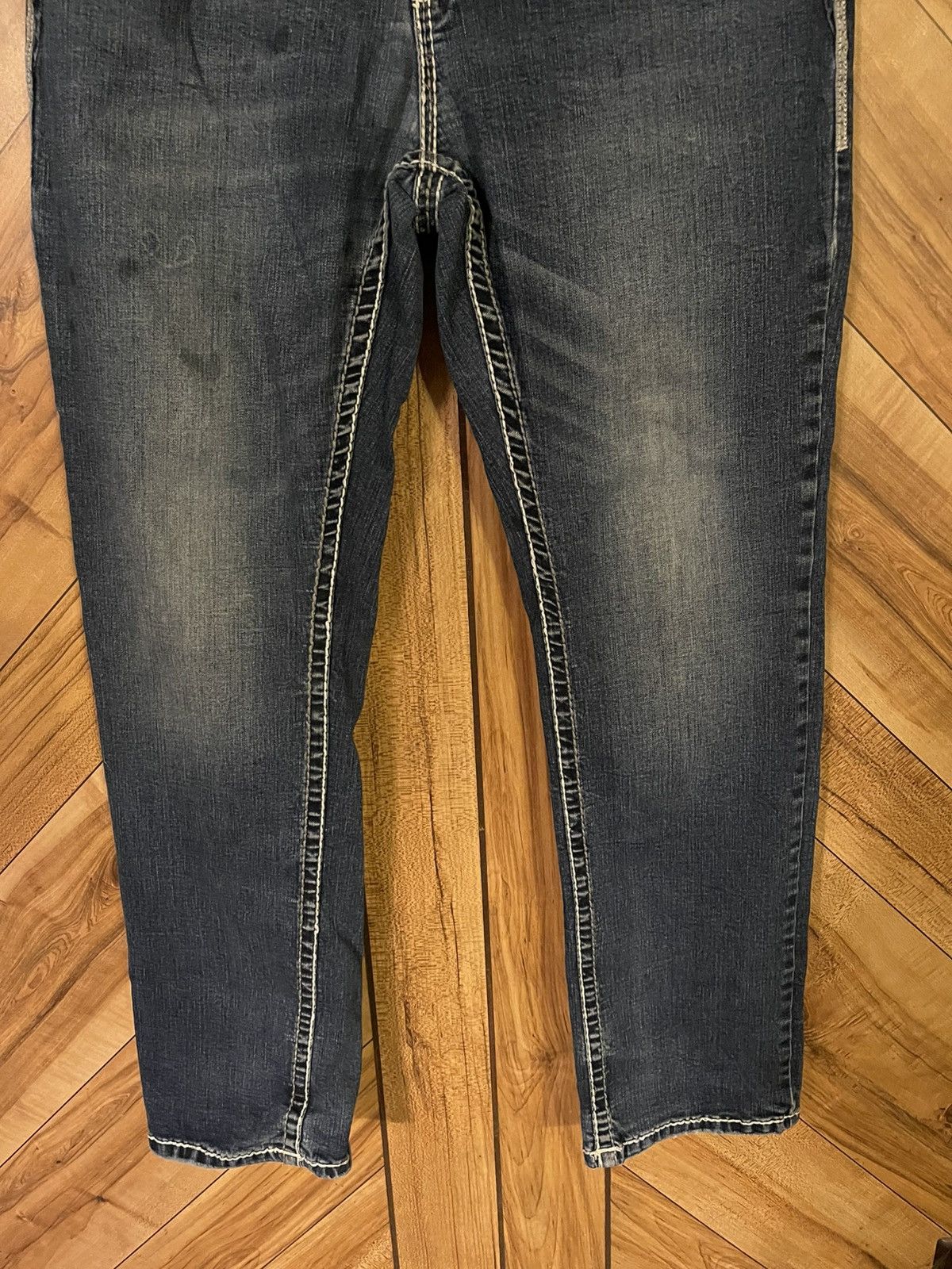 Other Answer Me Men’s 38 X 32 Straight Fit Blue Denim Jeans Size US 38 / EU 54 - 4 Thumbnail