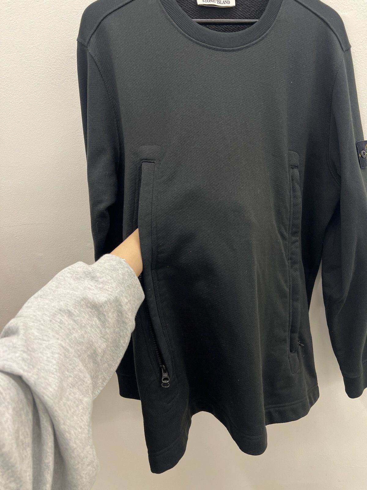 Stone Island Stone Island Zip Detail Sweatshirt XXL Size US XXL / EU 58 / 5 - 4 Thumbnail