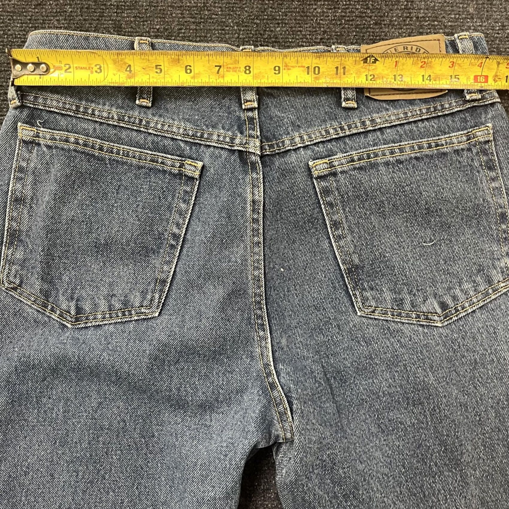 Wrangler Wrangler Jeans Mens 34x29 Blue Ridge Regular Fit Straight Leg Denim Pocket Zip Fly Denim Size US 34 / EU 50 - 4 Thumbnail