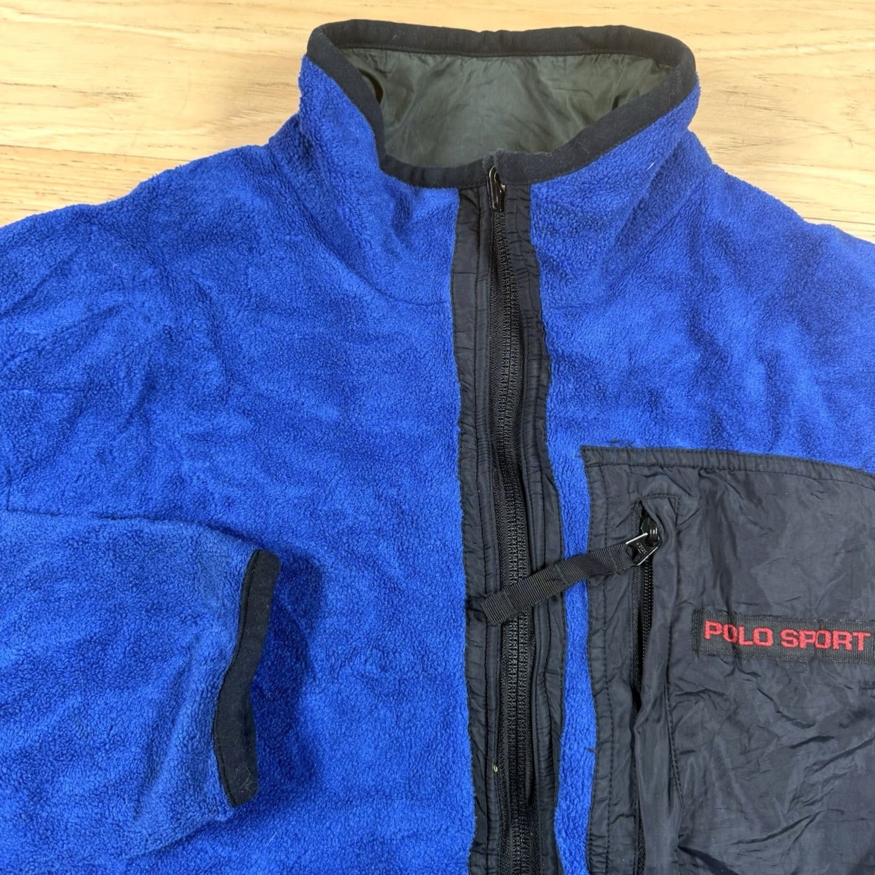 Polo Ralph Lauren VINTAGE Polo Ralph Lauren Sweatshirt Full Zip Shirt Men M Blue Fleece Sports Polo Ralph Lauren Blue Full Zip Mens Medium Sports Fleece Sweatshirt Size US M / EU 48-50 / 2 - 4 Thumbnail