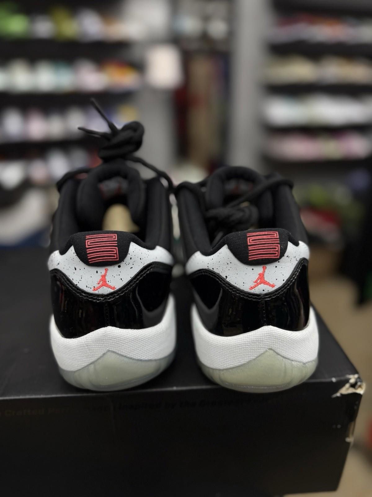Jordan Brand Size 10- Nike Air Jordan 11 Retro Low Infrared 23 Black 2014 Size US 10 / EU 43 - 11 Thumbnail