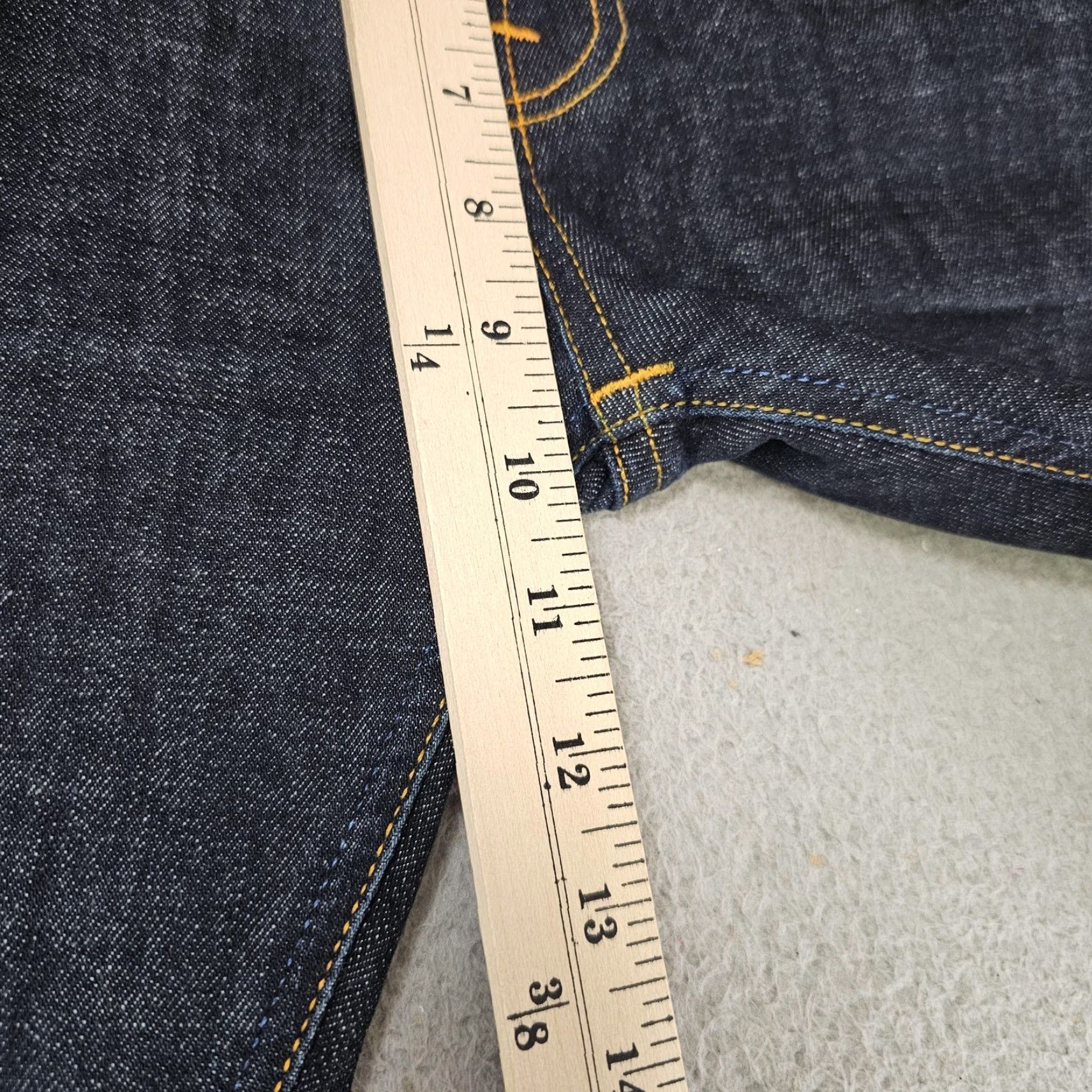 Nudie Jeans Nudie Jeans Mens Jeans 32x34 Dark Indigo Skinny Organic Cotton Twill Rinse Slim Jeans with Pockets Logo Patch Size US 32 / EU 48 - 4 Thumbnail