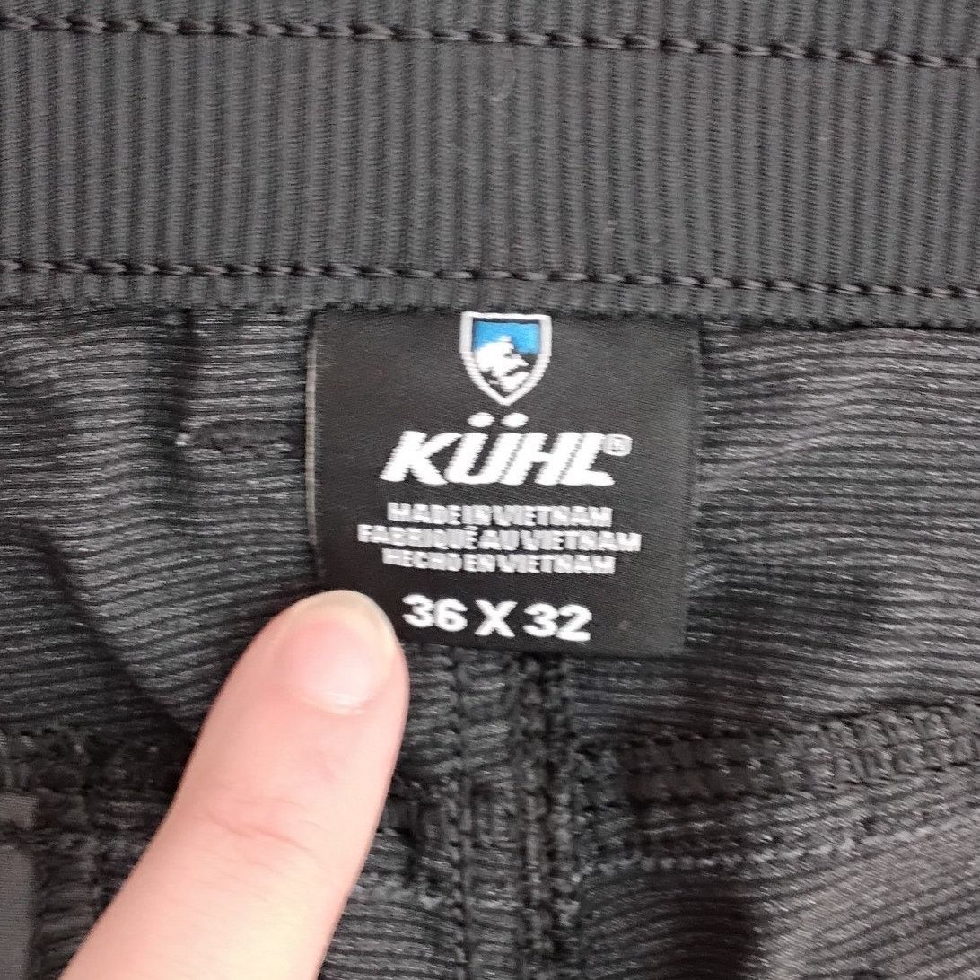Kuhl Kuhl Decetpr Pants Men's 36x32 Dark Gray With Elastic Waist Size US 36 / EU 52 - 6 Thumbnail
