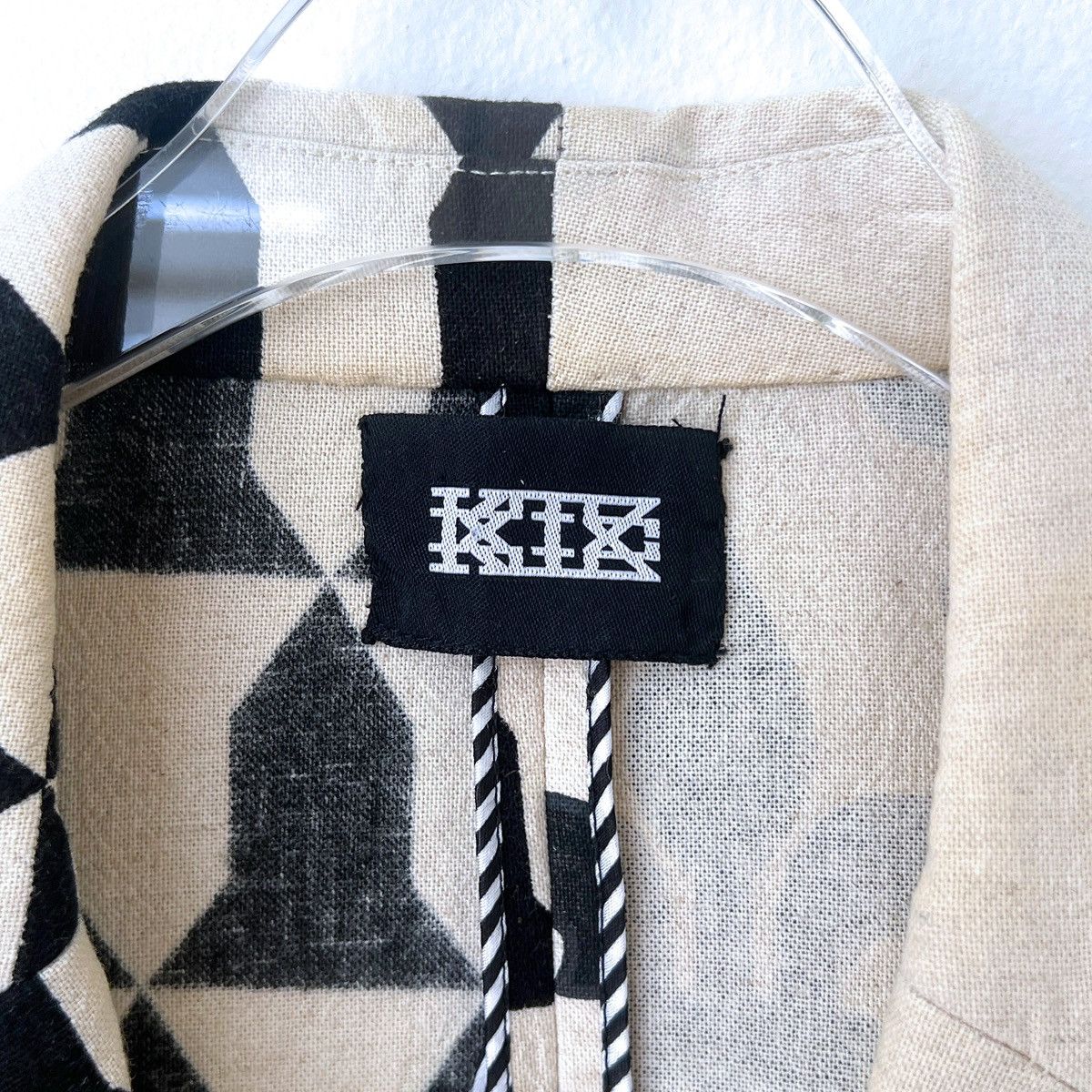 KTZ K.T.Z kokon to zai linen printed single jacket Size US S / EU 44-46 / 1 - 7 Thumbnail