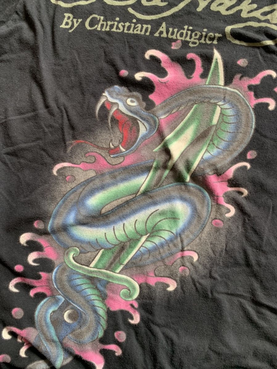 Christian Audigier 🔥ED HARDY BY CHRISTIAN AUDIGIER SNAKE Y2K T-SHIRT Size US M / EU 48-50 / 2 - 4 Thumbnail