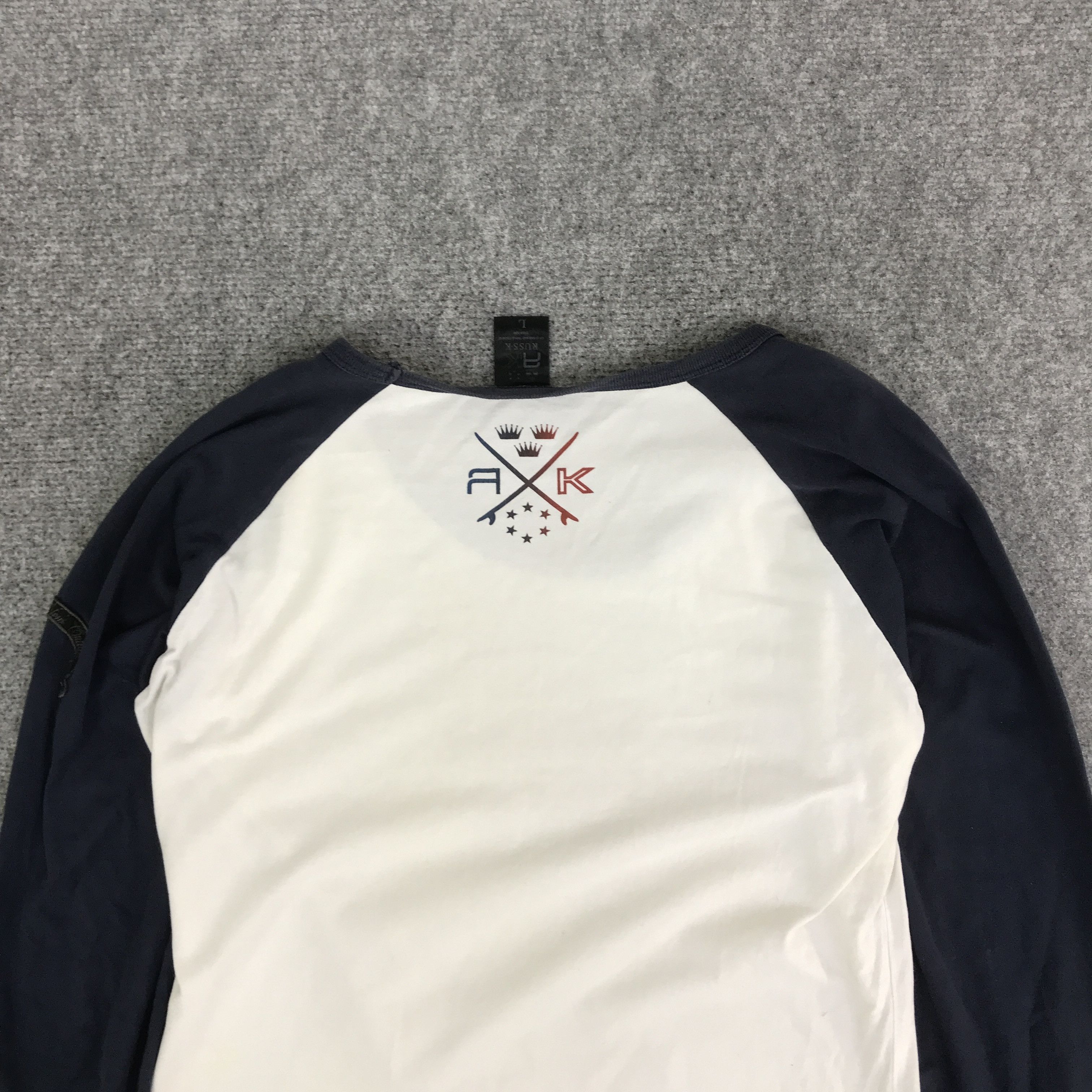 Japanese Brand A.K LONG SEXY DESIGN SLEEVE T-SHIRT K117B6 Size US L / EU 52-54 / 3 - 4 Thumbnail