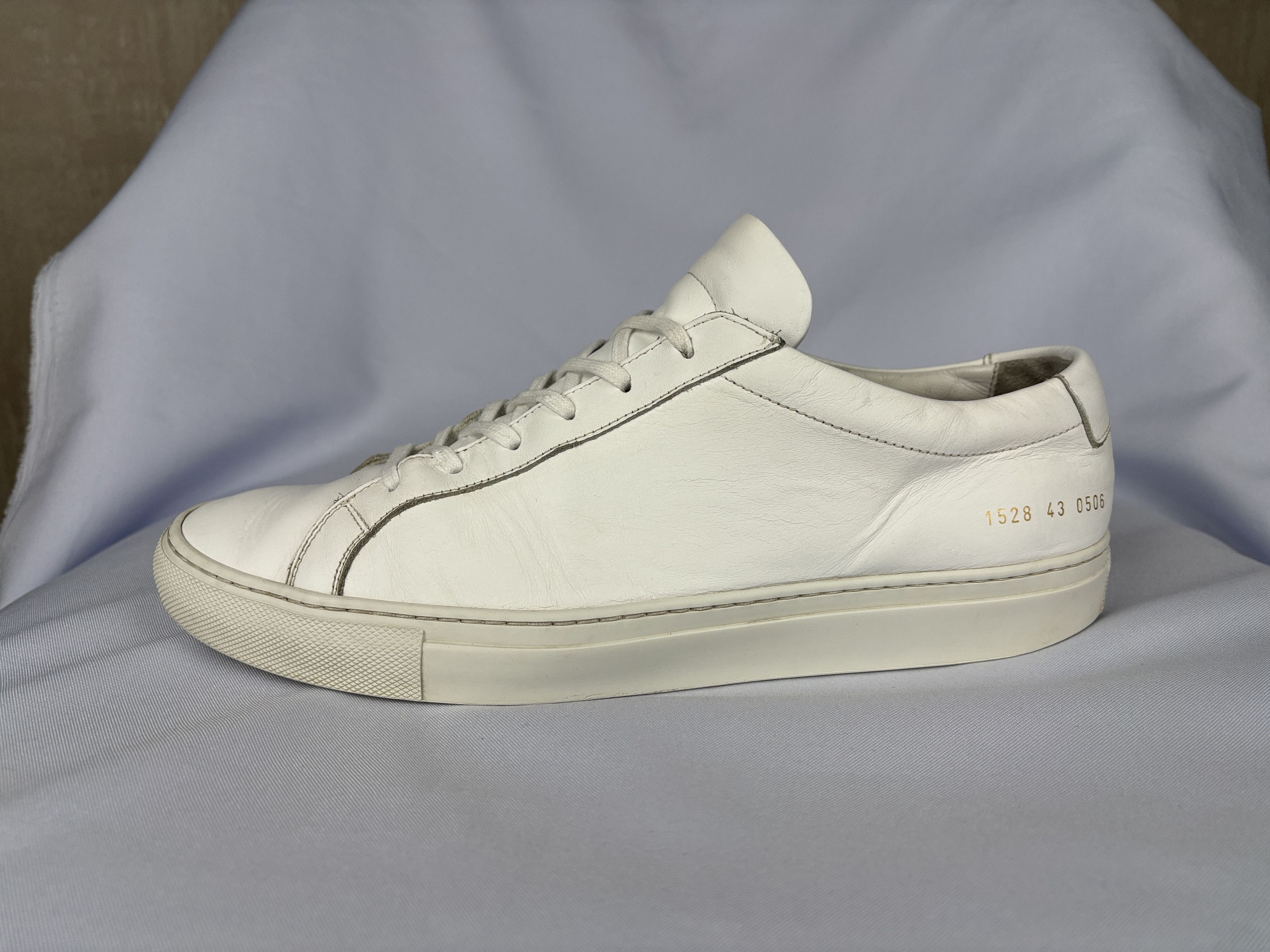 Common Projects Common Projects Achilles Low Leather Sneakers Size US 10 / EU 43 - 1 Thumbnail
