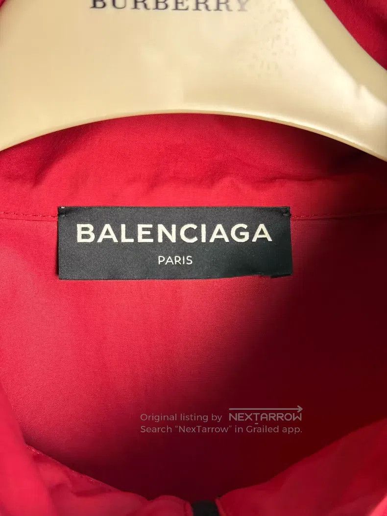 Balenciaga Balenciaga size 41 Red and White Colorblock Windbreaker Size US M / EU 48-50 / 2 - 3 Thumbnail