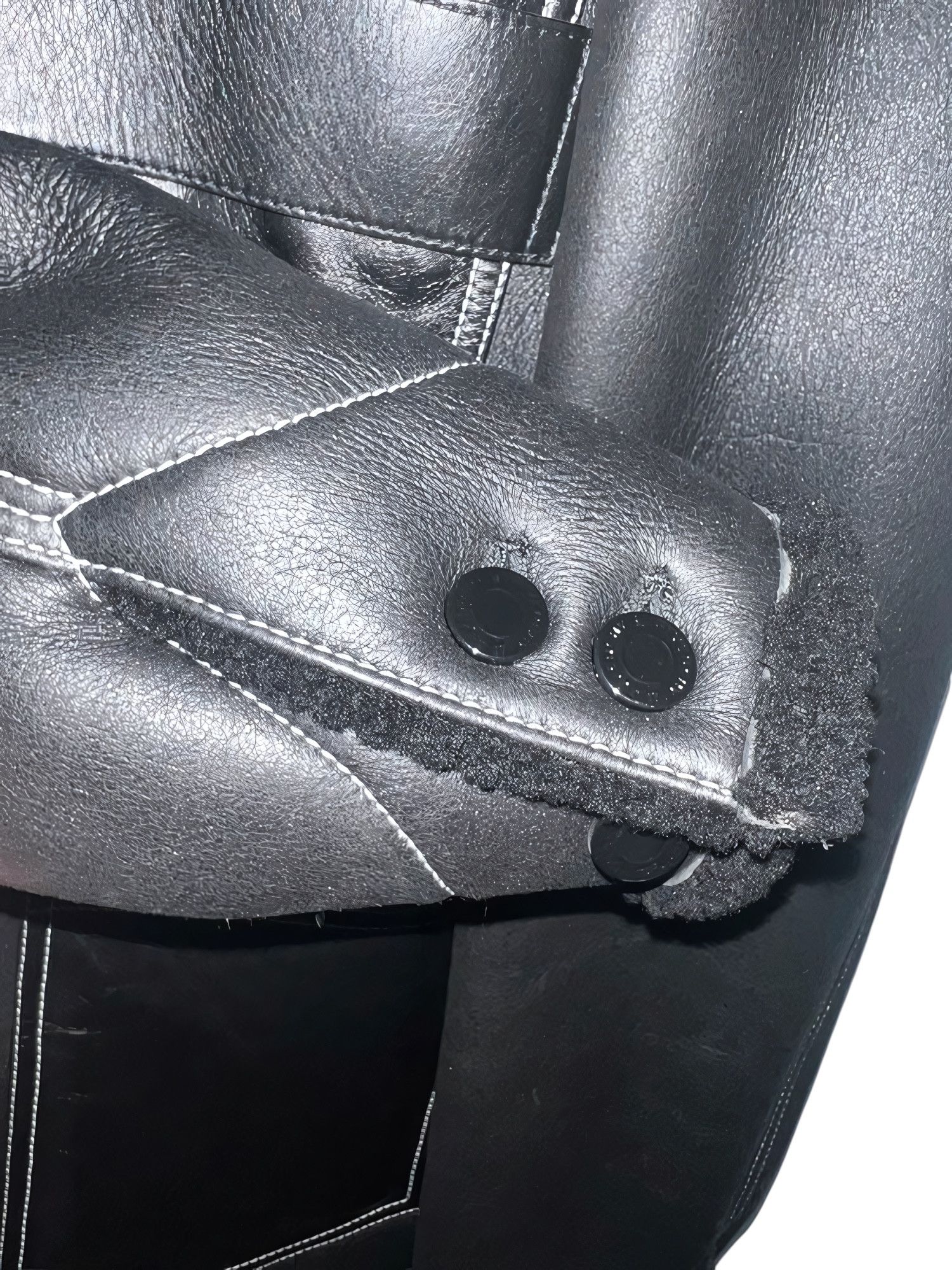 Givenchy F/W 2015 SHEEP FUR SHEARLING LAMBSKIN LEATHER COAT Size US M / EU 48-50 / 2 - 3 Thumbnail