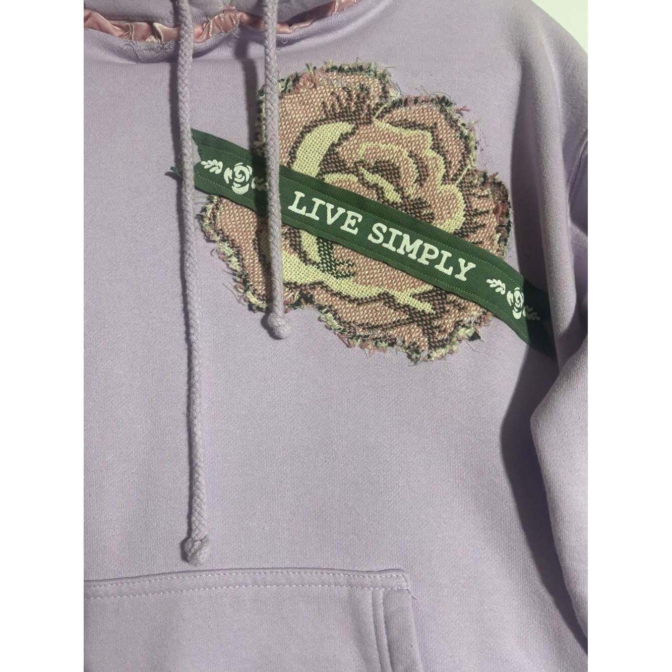 Other Future Fantasy Delight Tapestry Patchwork Hoodie w/Rose &But Size L / US 10 / IT 46 - 2 Thumbnail