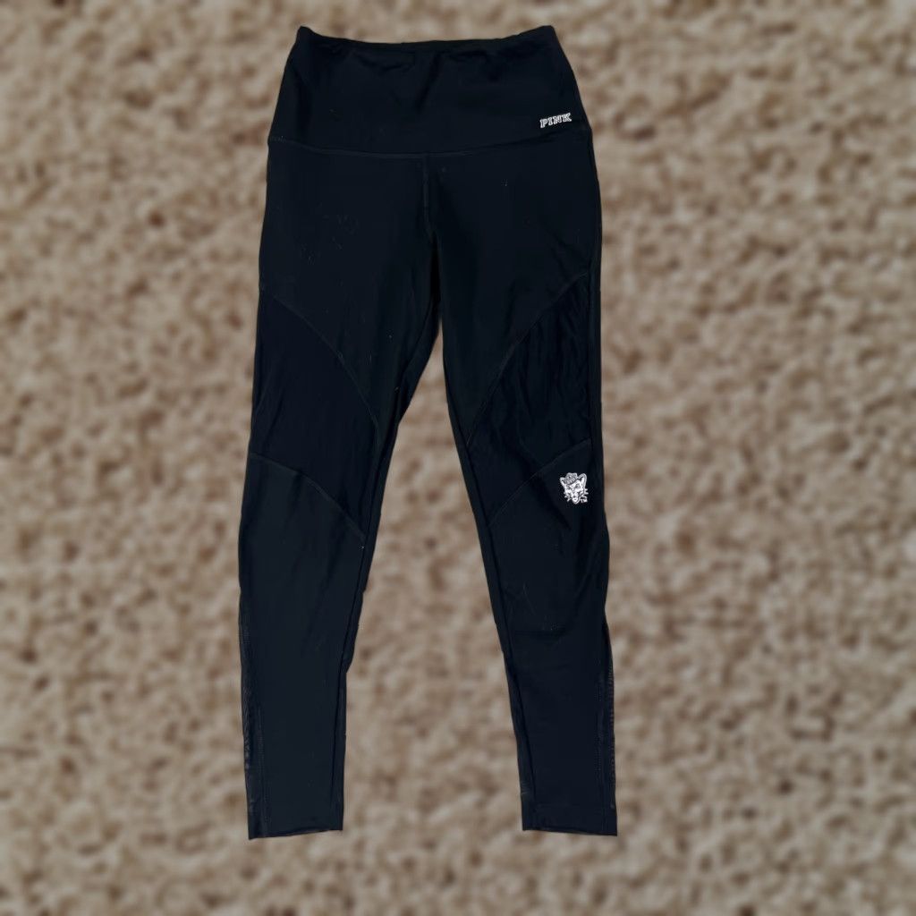 Victoria's Secret Victoria Secret Leggings Womens Extra Small BYU Cougars Ultimate PINK Nylon Size 26" / US 2 / IT 38 - 1 Thumbnail
