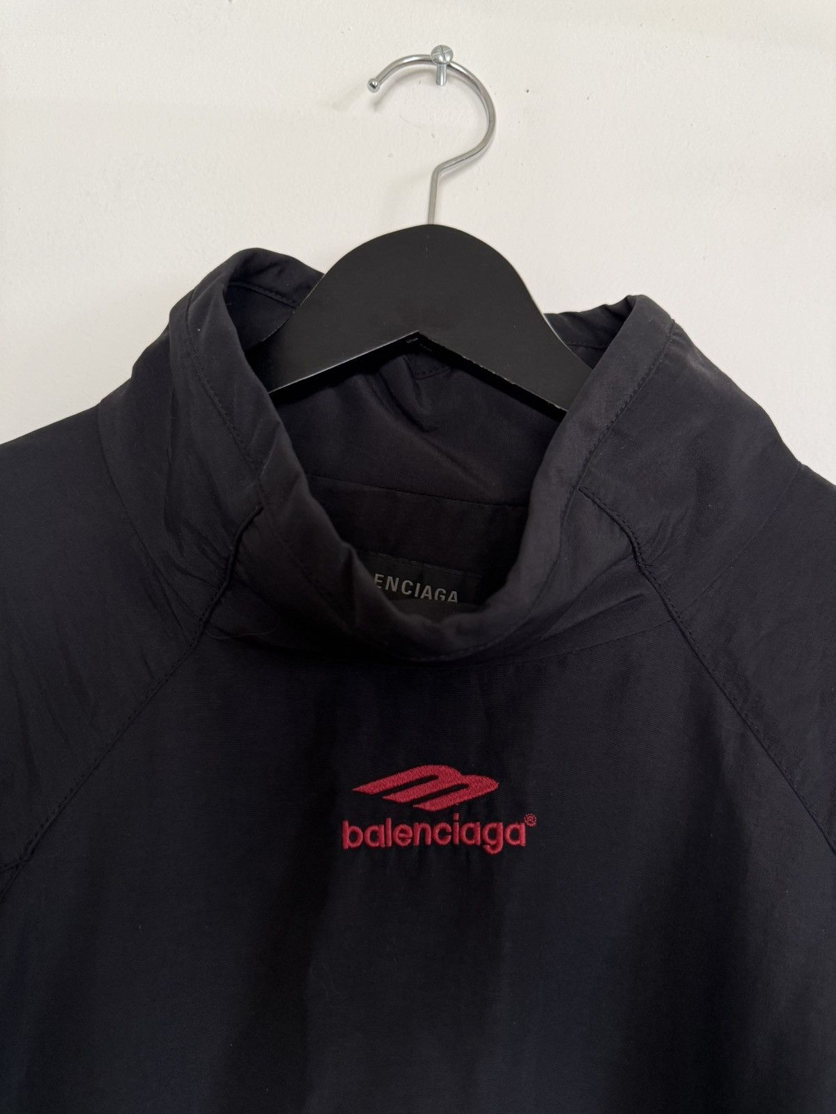 Balenciaga Nylon Tracksuit Jacket Logo Size US XL / EU 56 / 4 - 1 Thumbnail