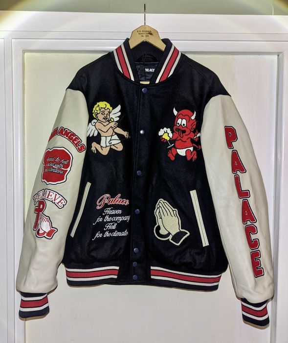 Palace Palace Fallen Angels Varsity Jacket | Grailed