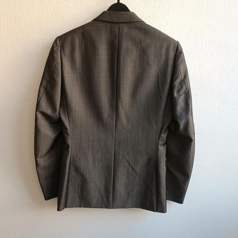 Z Zegna Ermenegildo Z Zegna Gray Suit Jacket Blazer Wool Mohair 46 S Size 46R - 9 Thumbnail