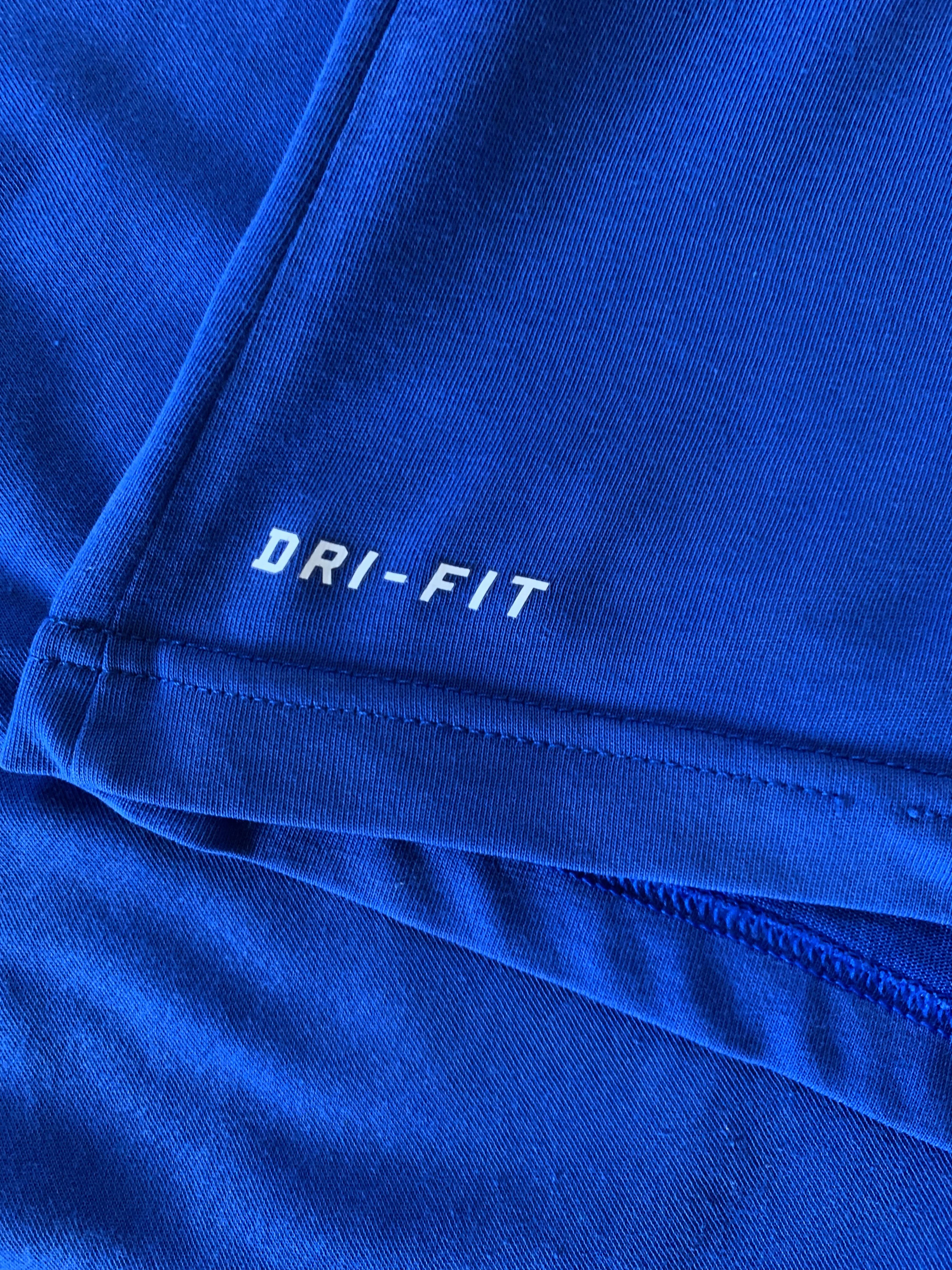 Nike Nike Dri Fit Training Blue T Shirt Size US L / EU 52-54 / 3 - 5 Thumbnail