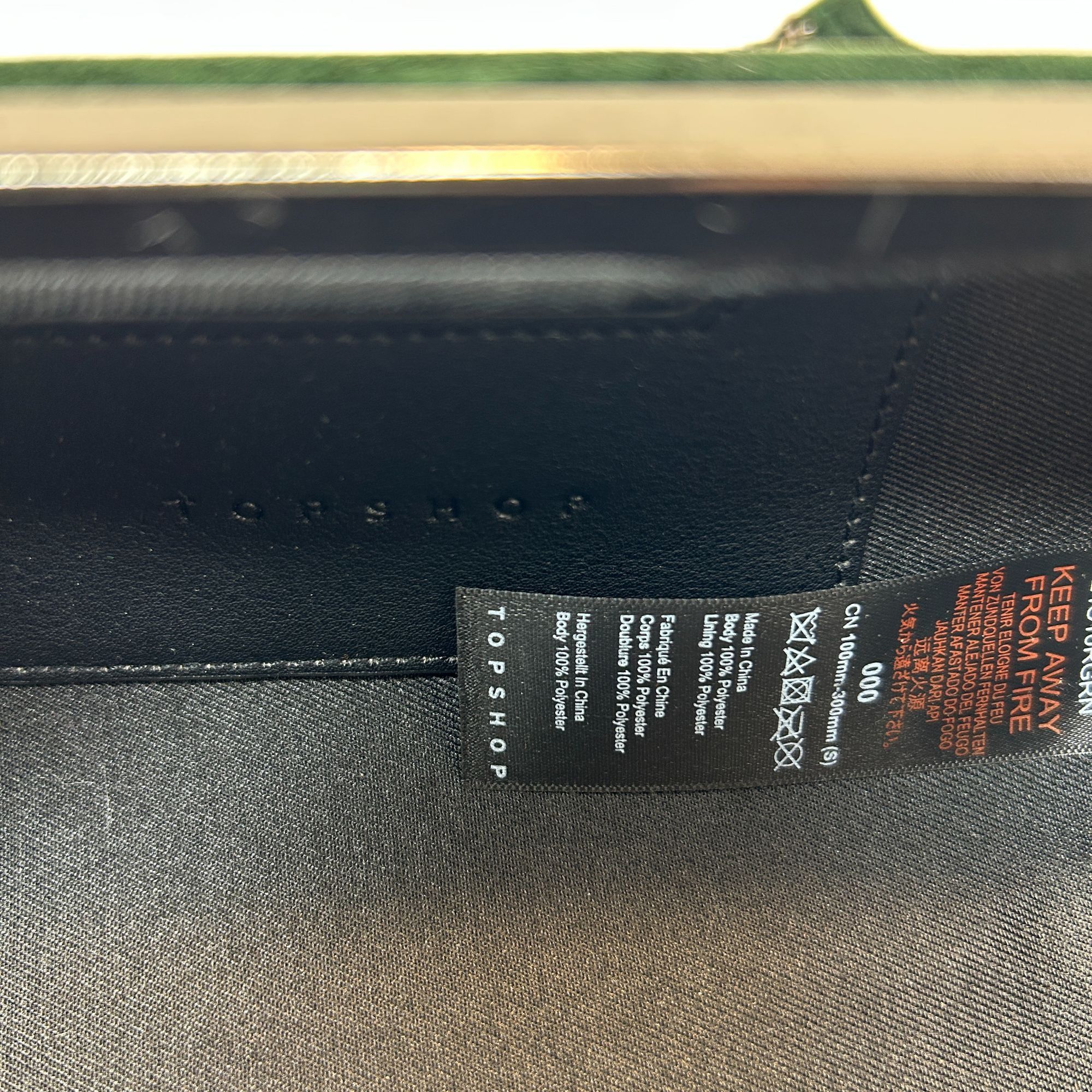Topshop Topshop Velvet Cylinder Evening Bag Crossbody Tube Clutch w/ Size ONE SIZE - 9 Thumbnail