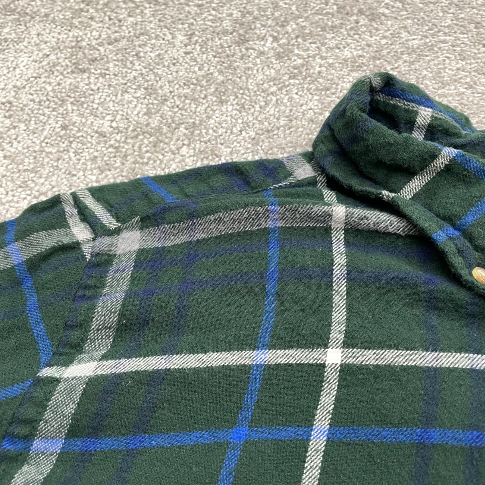 Chaps Chaps Shirt Men M Green Plaid Long Sleeve Button-Up Cotton Casual Size US M / EU 48-50 / 2 - 4 Thumbnail