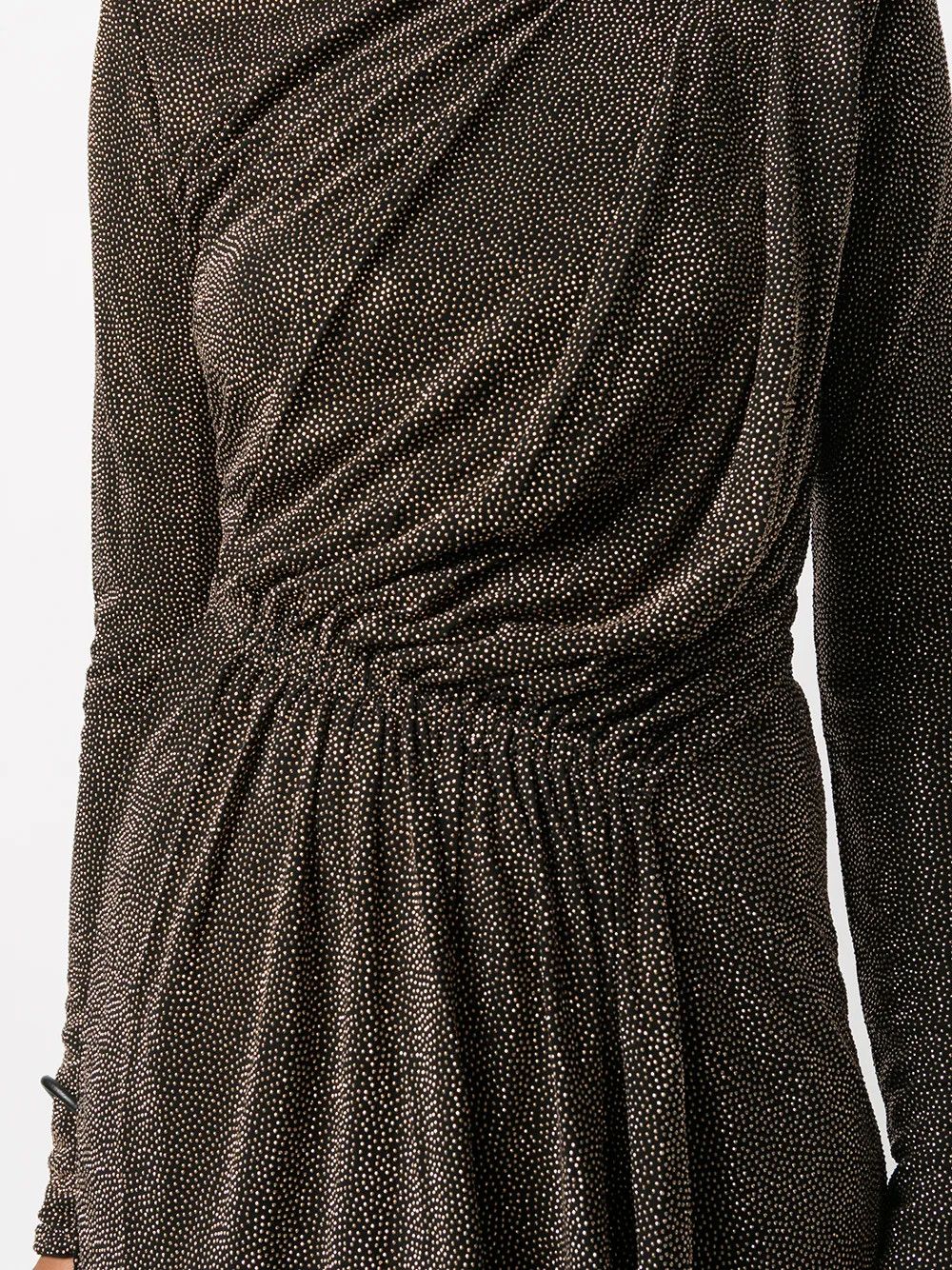 Saint Laurent Paris o1y0126 Mini Dress in Black Size S / US 4 / IT 40 - 2 Thumbnail