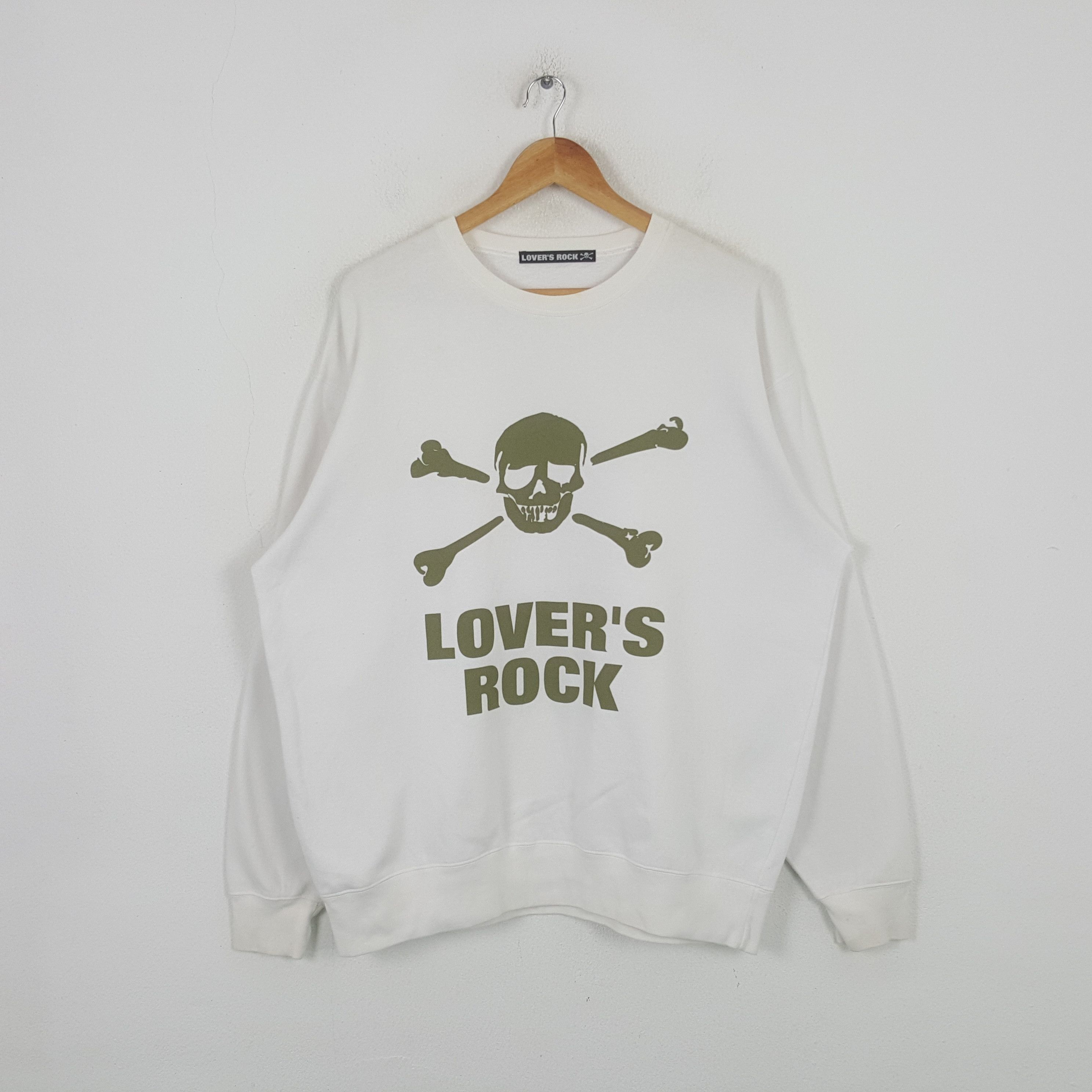 Japanese Brand Vintage Lover's Rock Skull Japanese Punk Sweatshirt RR5 Size US XL / EU 56 / 4 - 1 Thumbnail