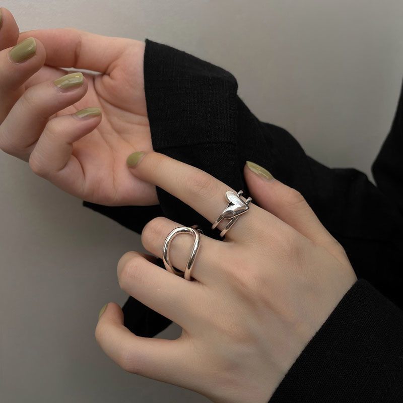 Jewelry Crazy Jewelry Rings Open Size Chrome Ring (Size 7-13) Size ONE SIZE - 5 Thumbnail