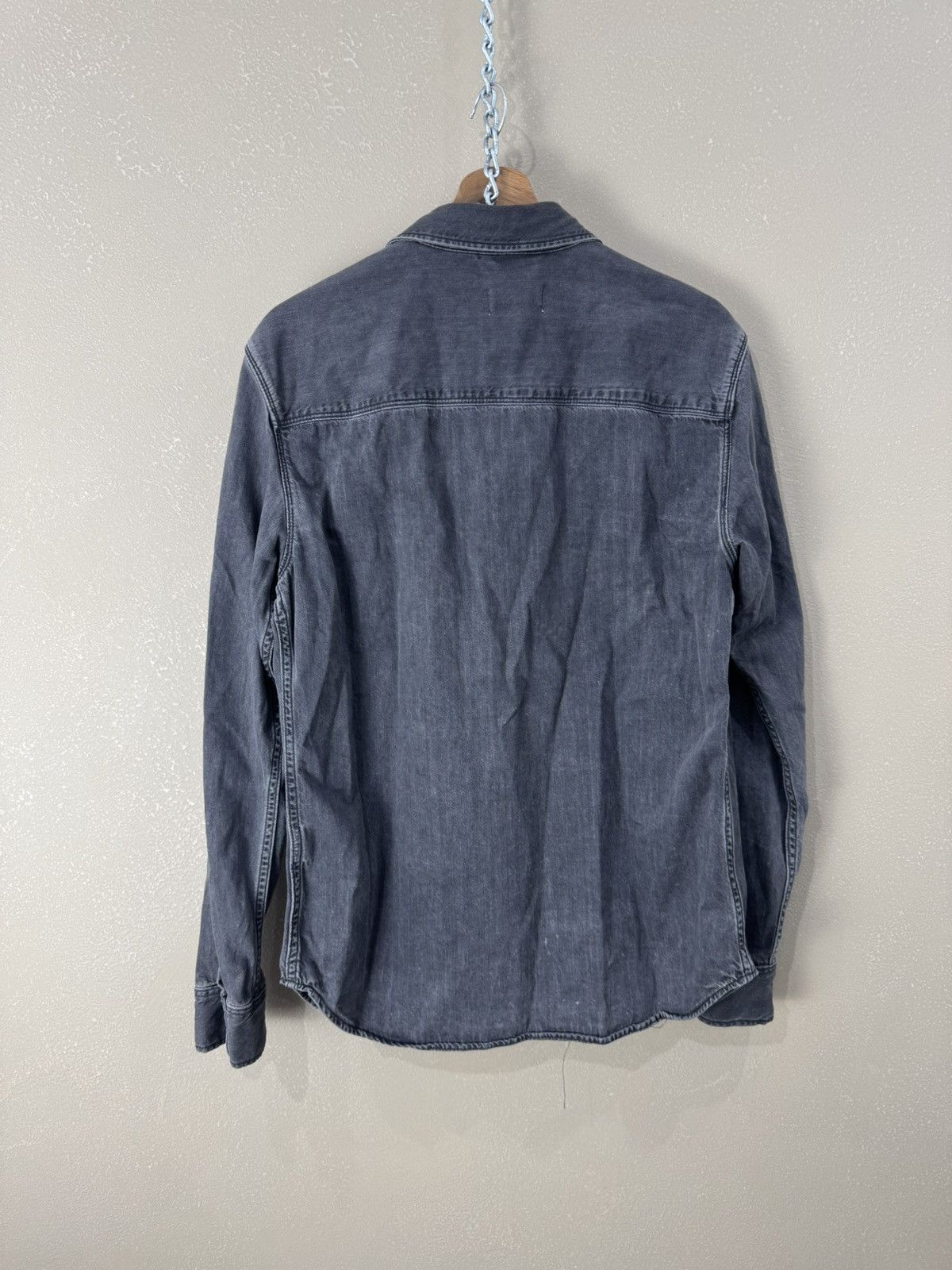 Allsaints Allsaints Denim Shirt Long Sleeve Vintage Men’s Size US M / EU 48-50 / 2 - 2 Thumbnail