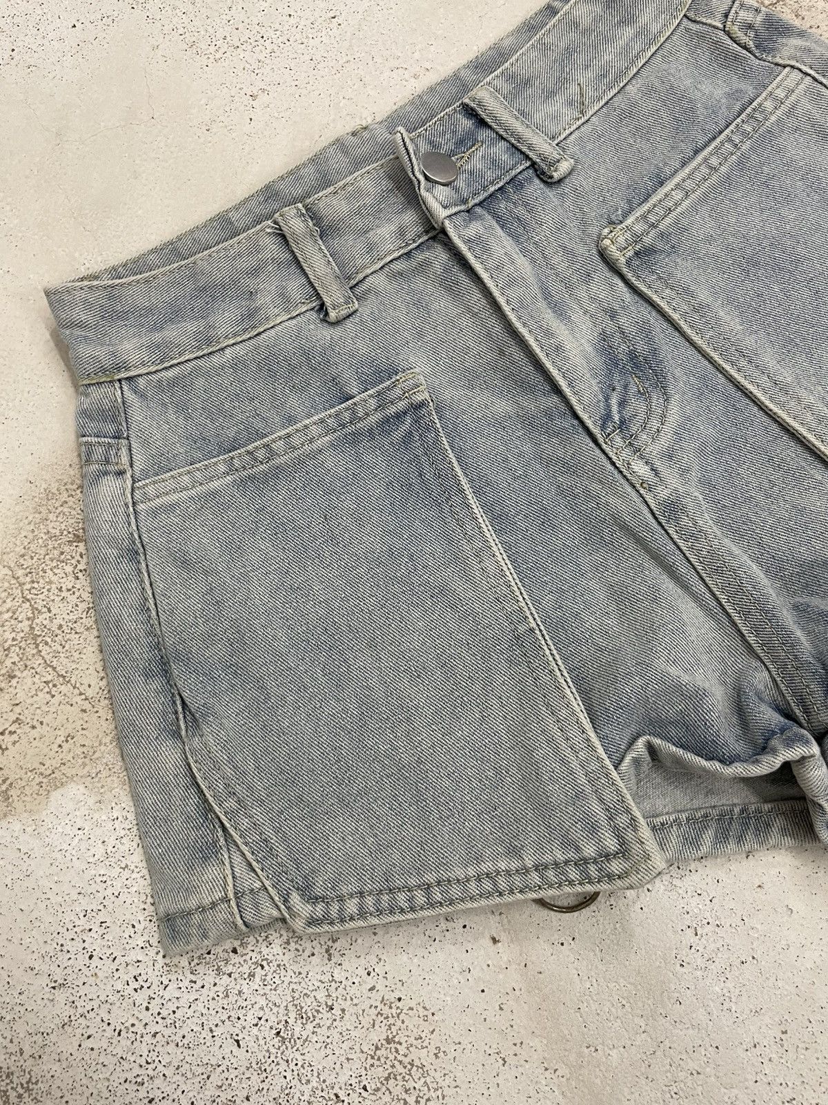 Japanese Brand Light Blue Tactical Women Short Size 25" / US 0 / IT 36 - 4 Thumbnail