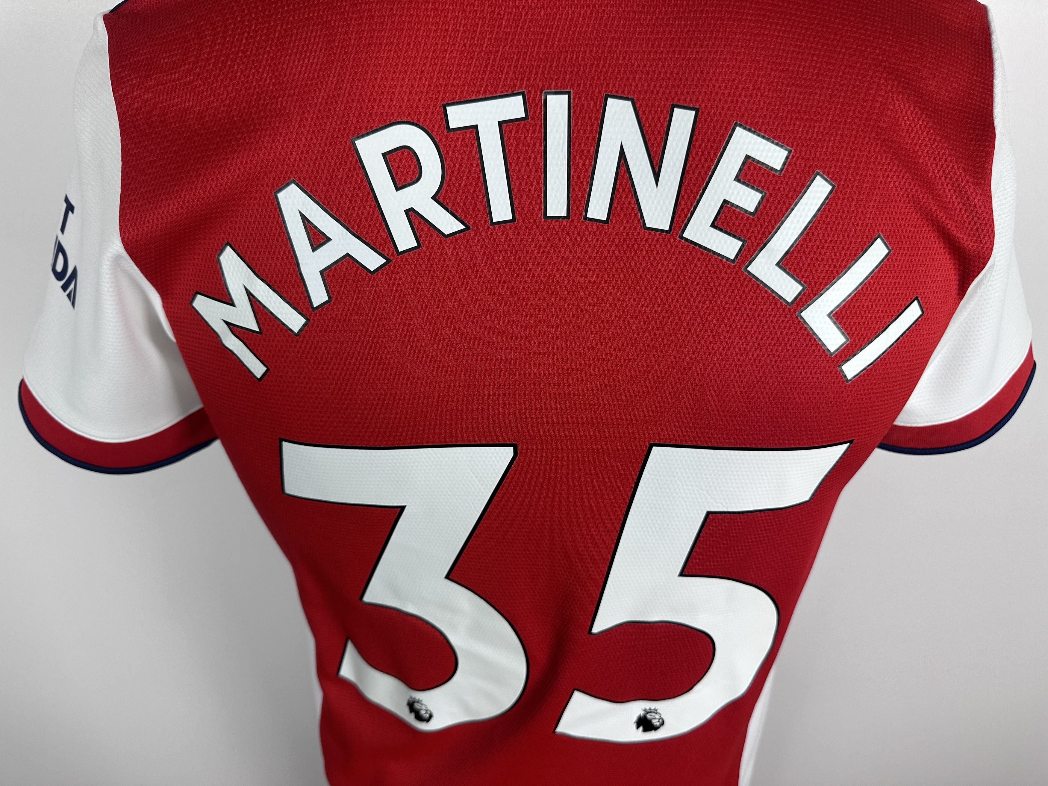 Adidas ARSENAL LONDON 2021 22 FOOTBALL SHIRT JERSEY #35 Martinelli Size US S / EU 44-46 / 1 - 2 Thumbnail