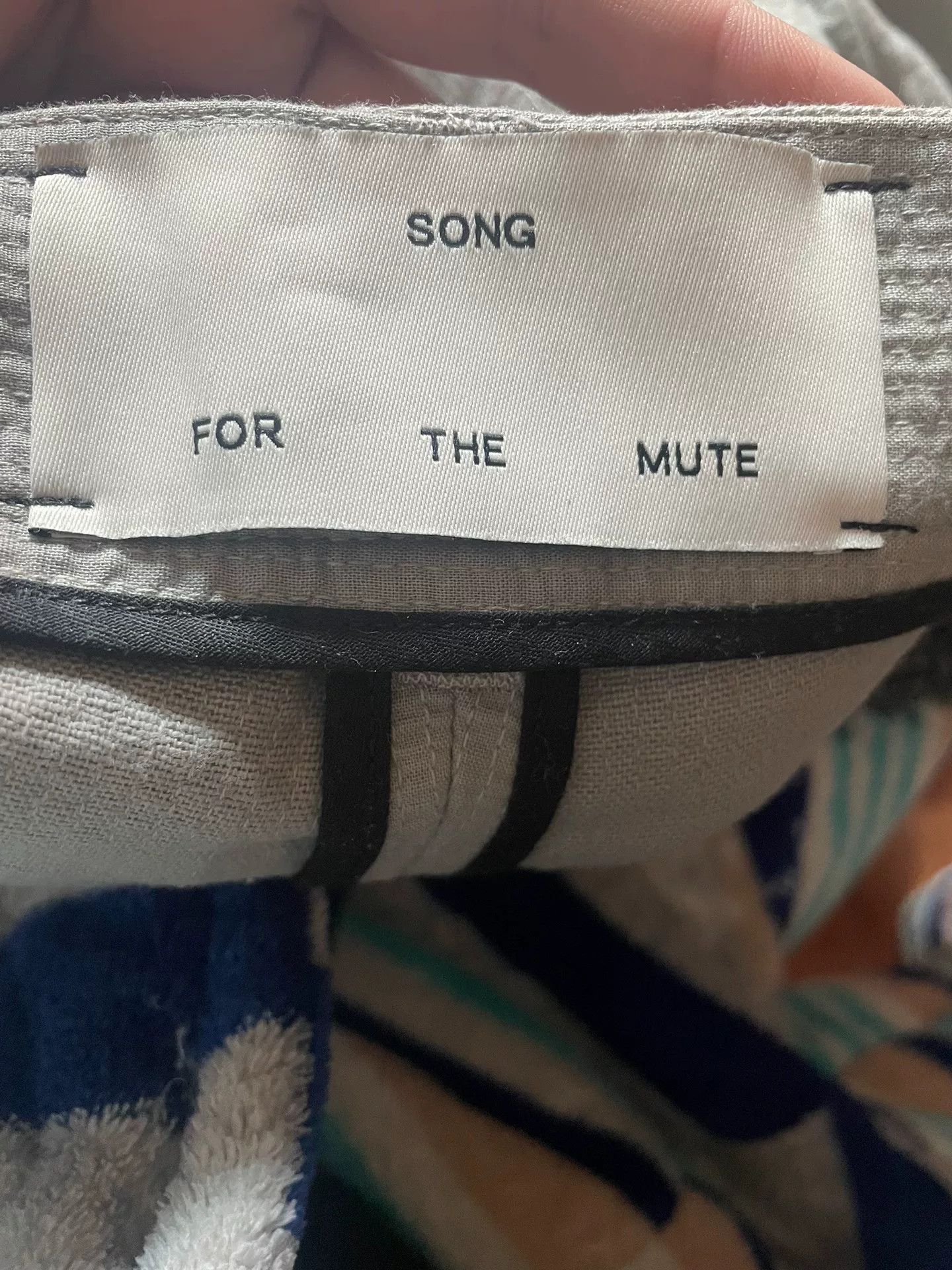Song For The Mute splatter design cropped pants by song for the mute Size US 32 / EU 48 - 3 Thumbnail