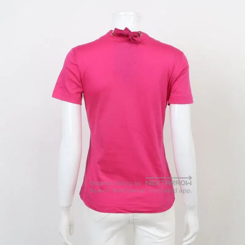 Louis Vuitton Louis Vuitton Pink Cotton Chain Decorated T-Shirt. Size US S / EU 44-46 / 1 - 2 Thumbnail