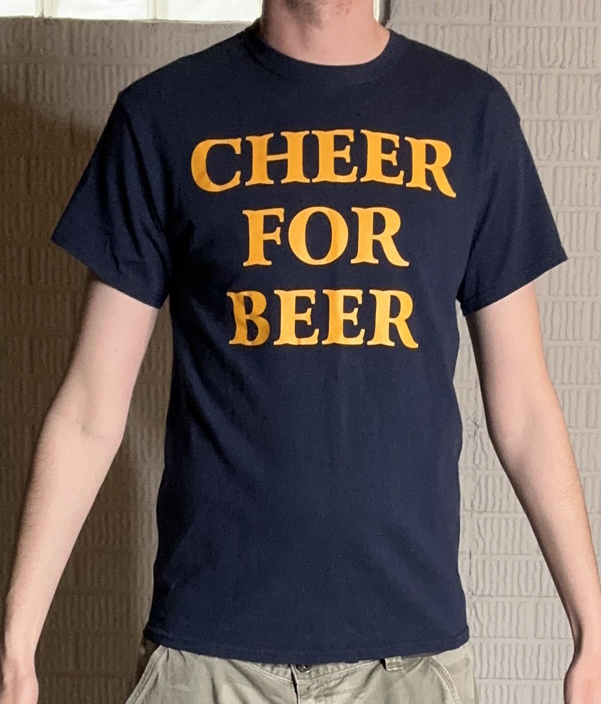 Vintage Vintage “Cheer For Beer” Drinking T Shirt Size US M / EU 48-50 / 2 - 1 Thumbnail