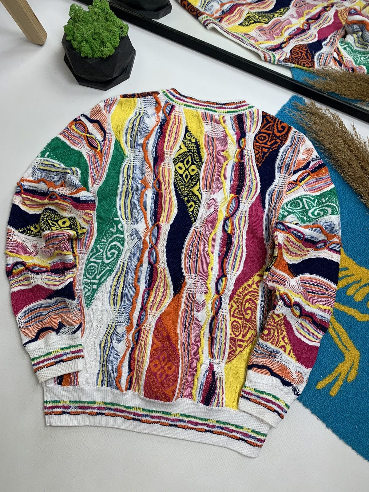 Carlo Colucci × Designer Rare Carlo Colucci Rundhals Pullover Conteduca Heavy Knit Size US M / EU 48-50 / 2 - 5 Thumbnail